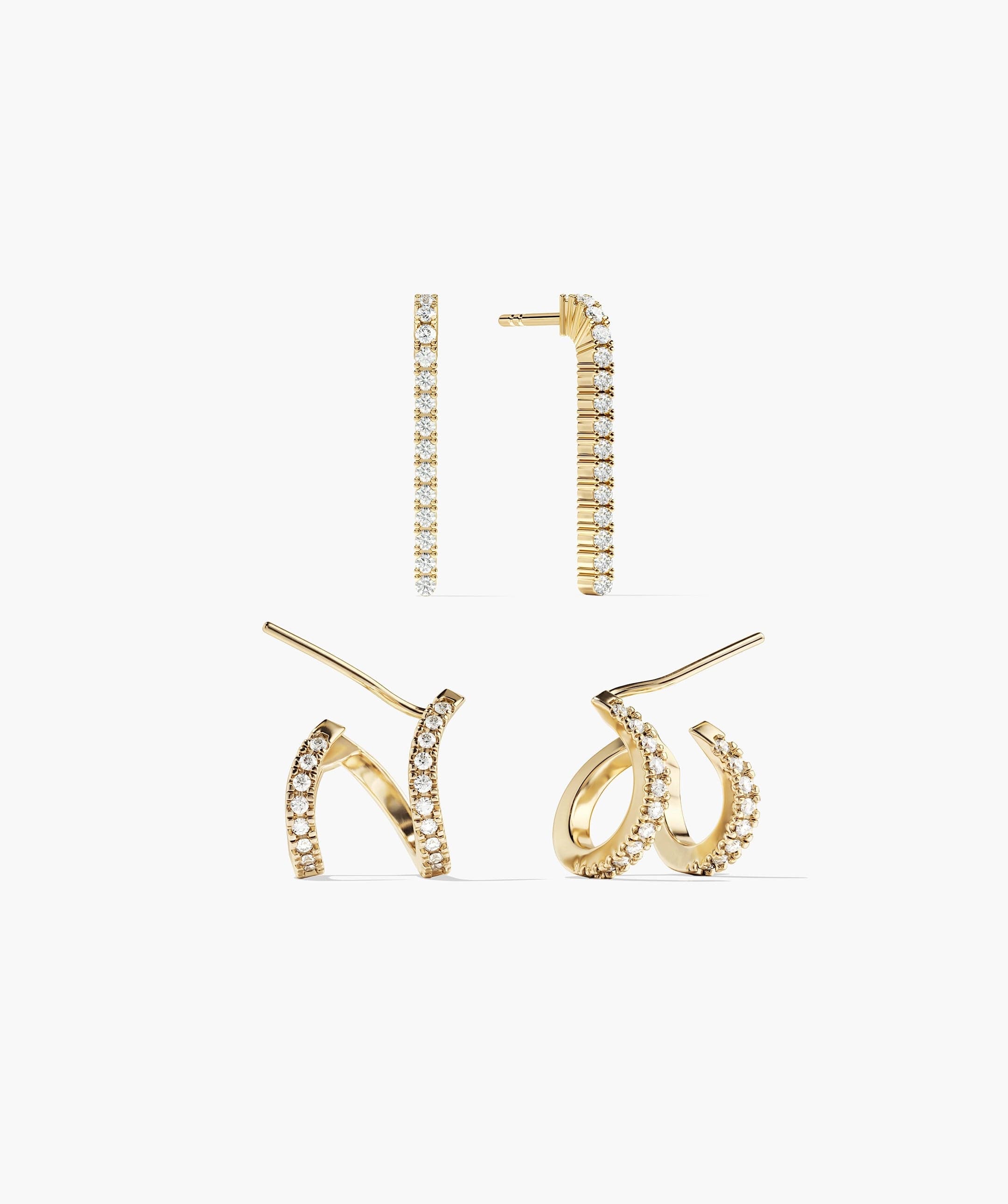 Tennis Earring Set
