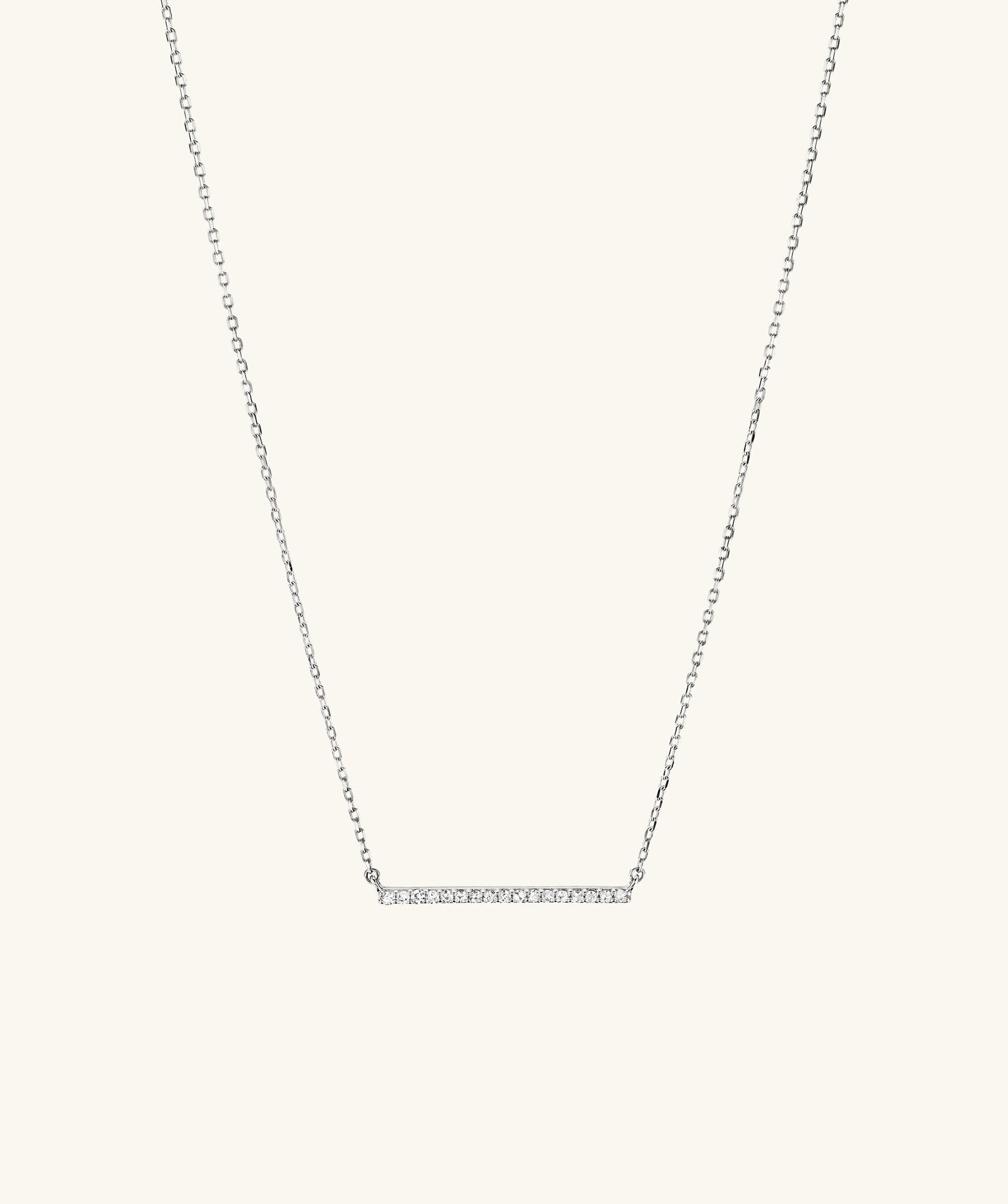 Linear Diamond Necklace