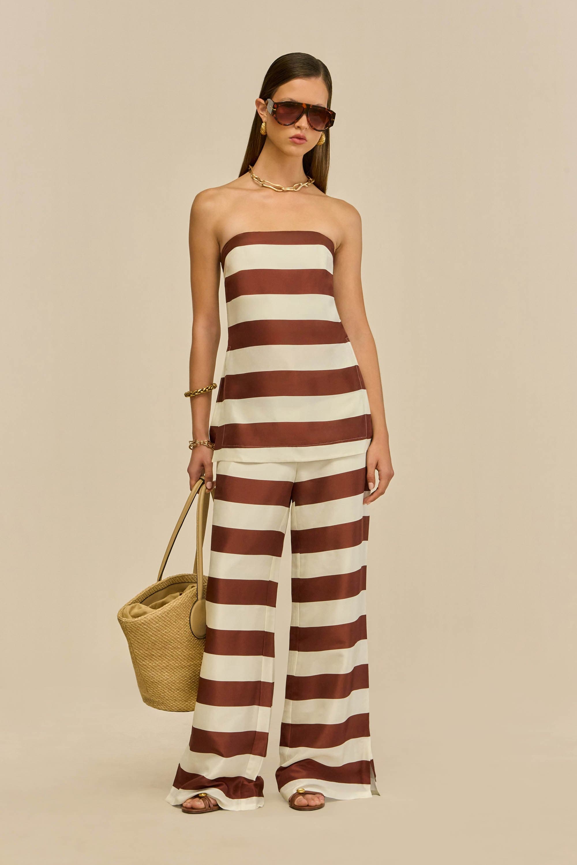 KALILUNA PANT - LARGE SADDLE STRIPE