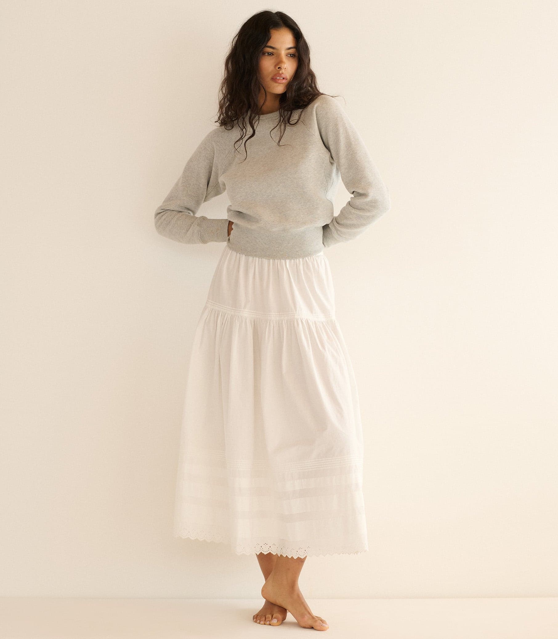 VELMA SWEATSHIRT -- HEATHER GREY