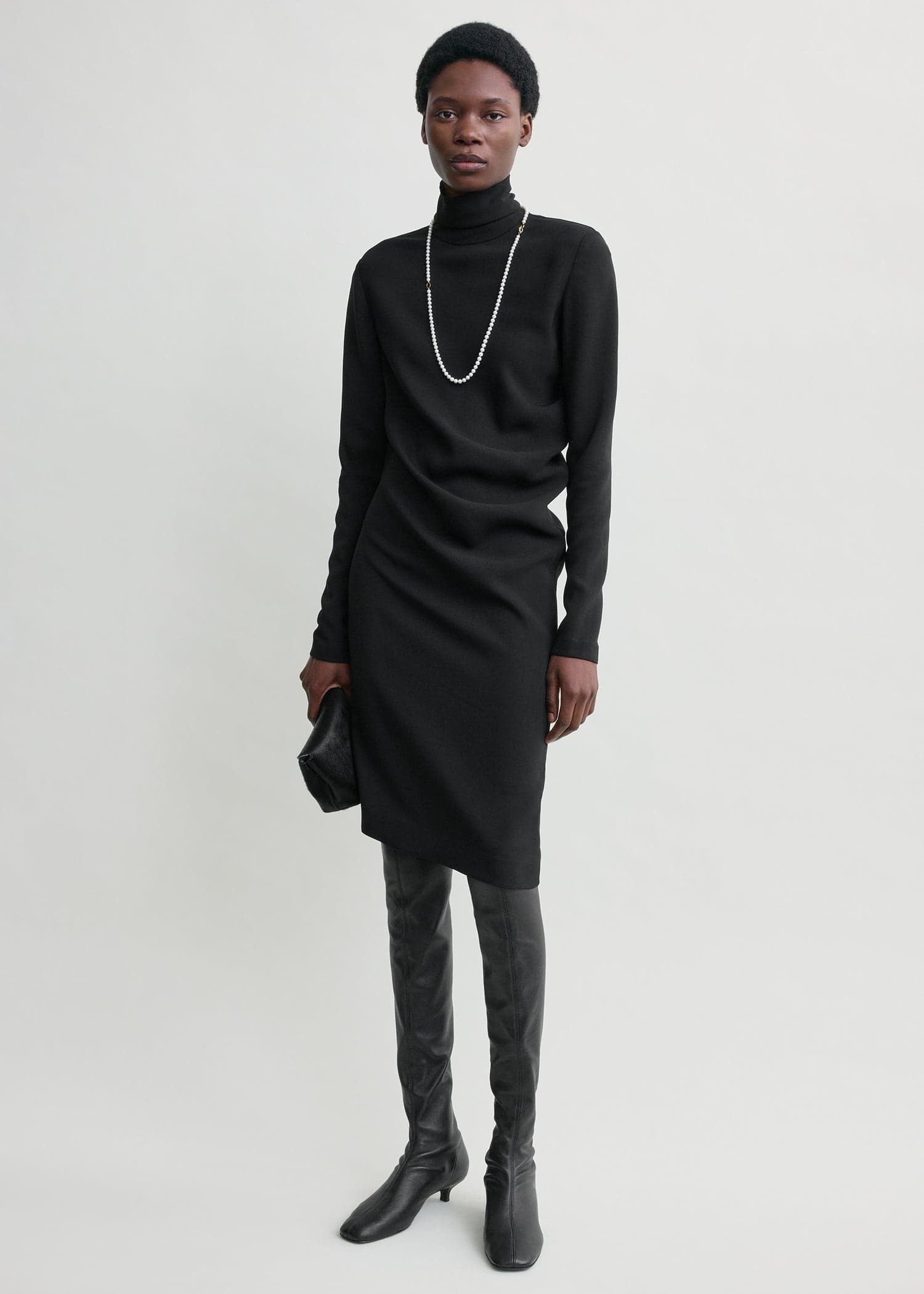 Twist dress black