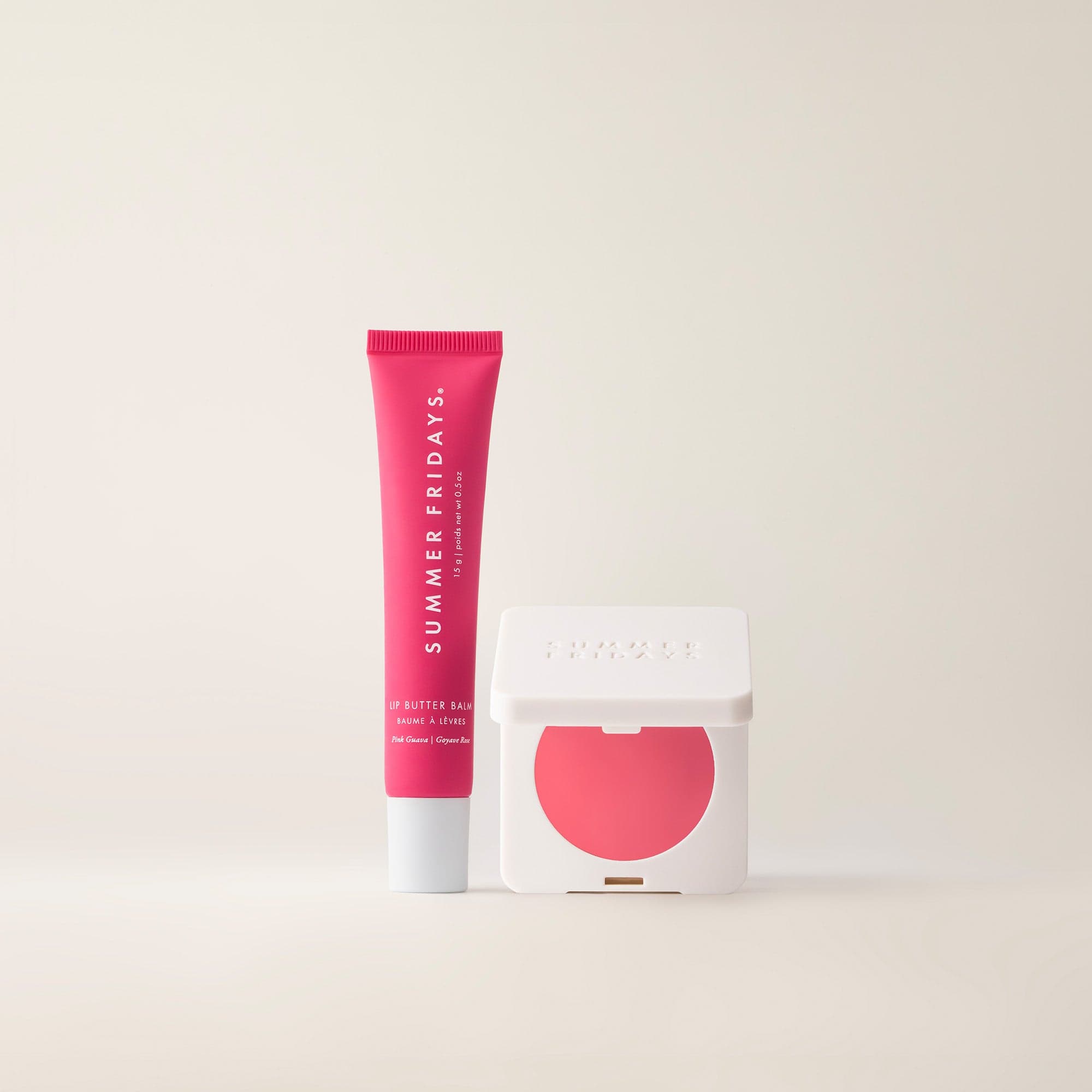 The Blush + Lip Duo (Pink Sunset + Pink Guava)