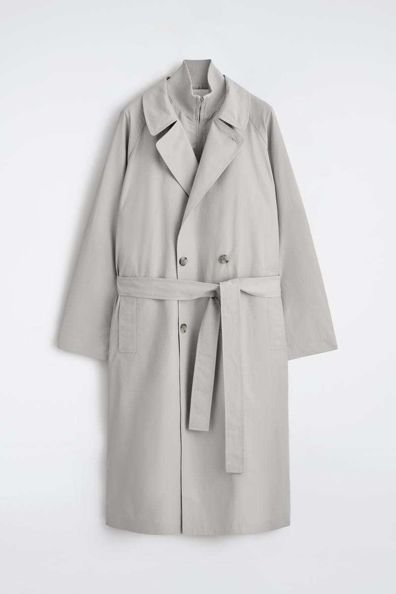 2-In-1 Water-Repellent Trench Coat