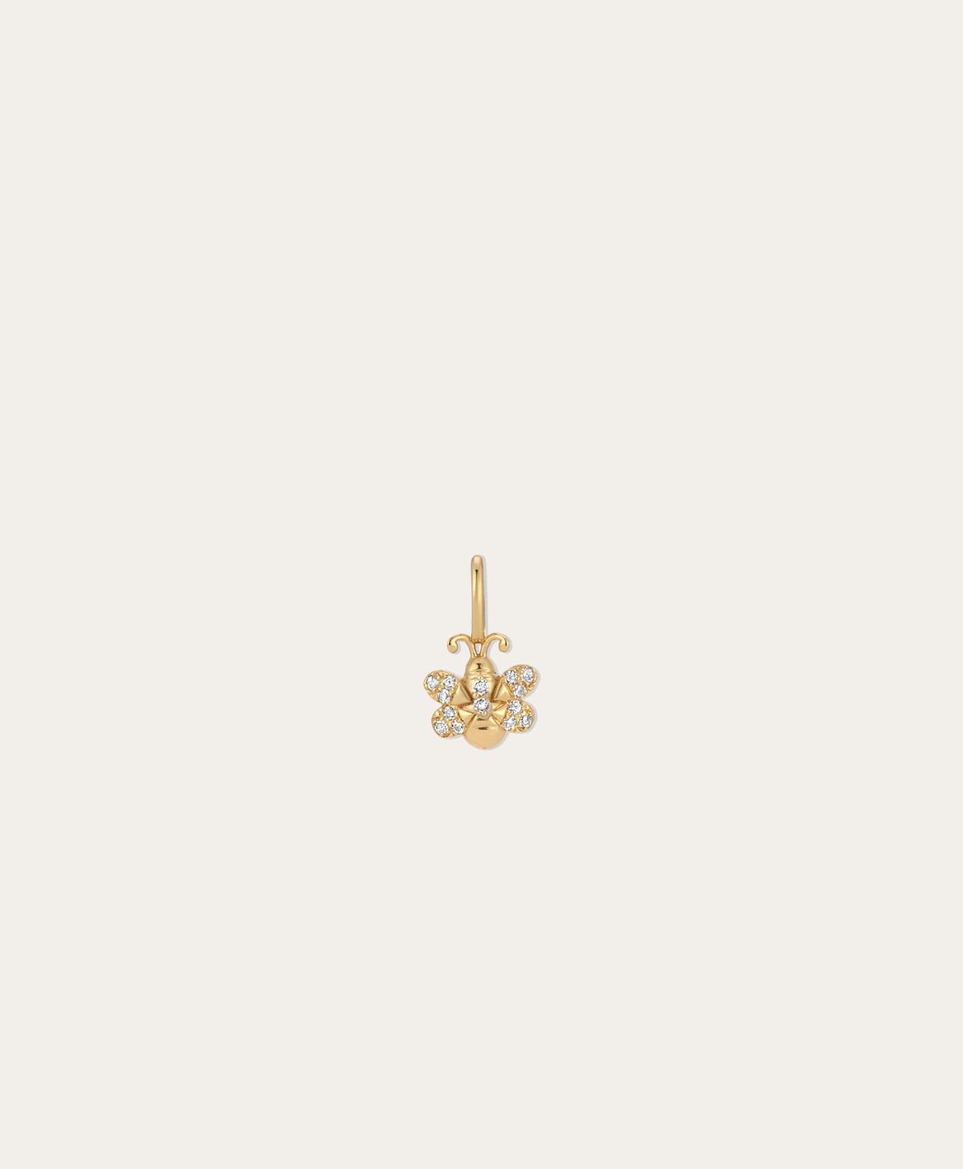 Diamond Bumblebee Mini Charm