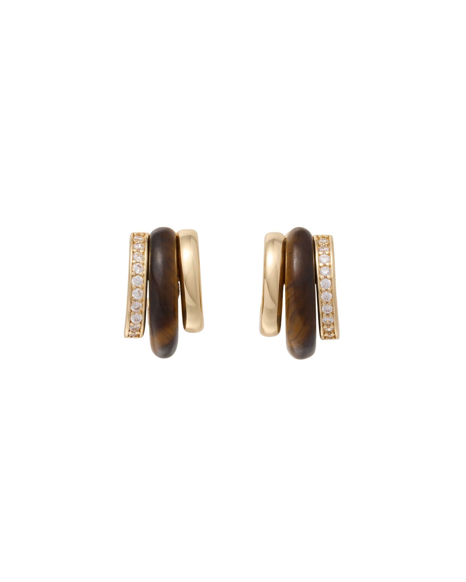 The Stone Huggie Earrings