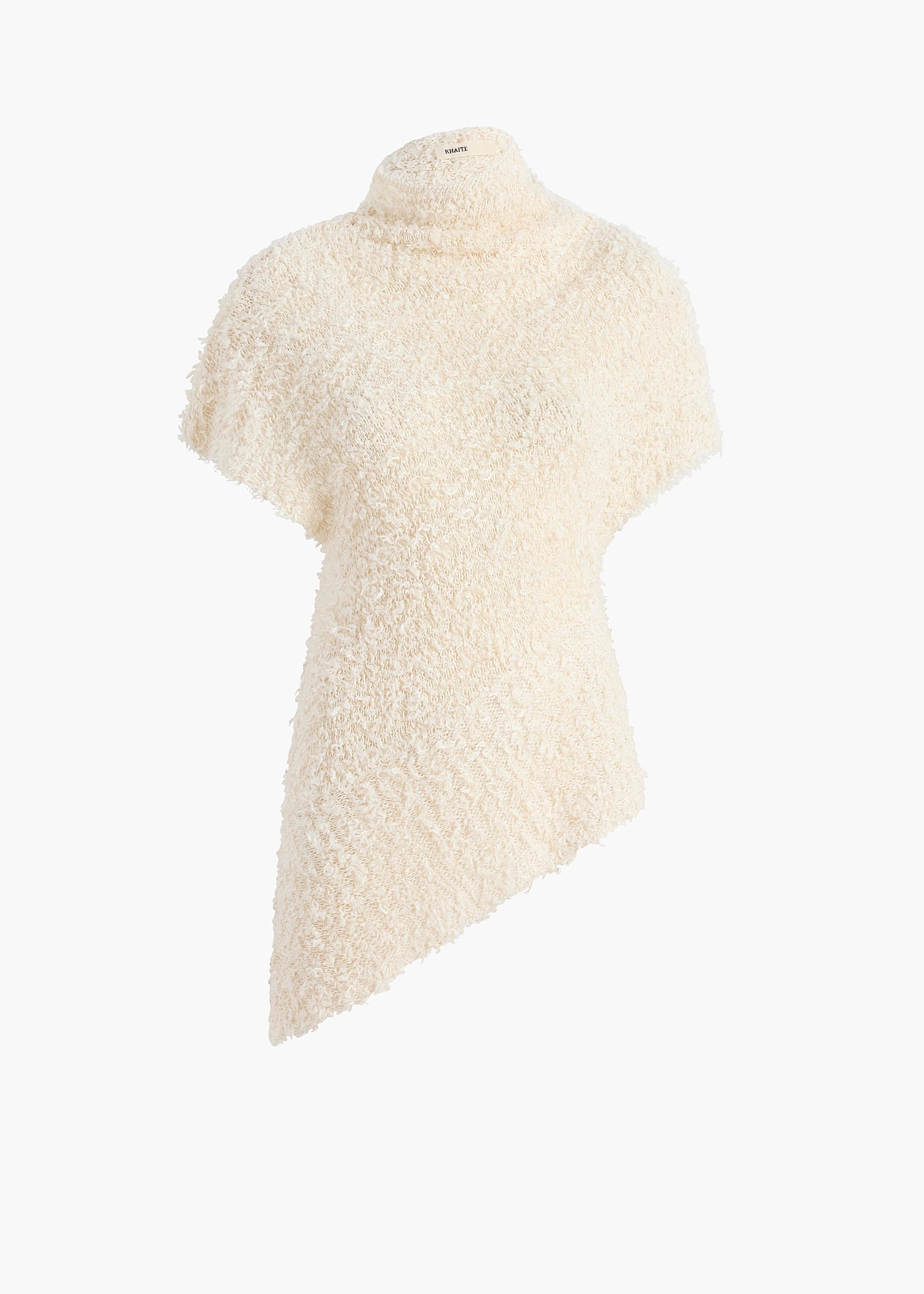 Rhodes Top in Ivory