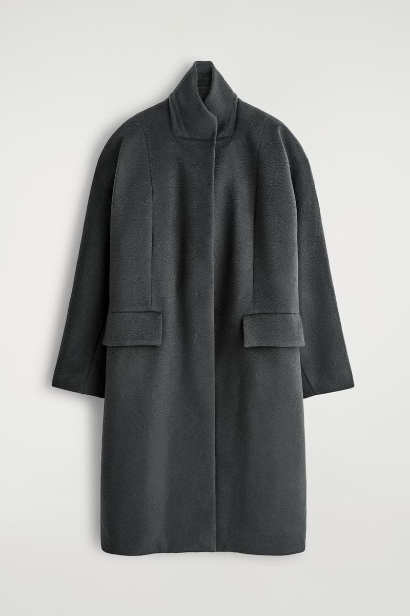 Tailored Wool-Zibeline Long Coat
