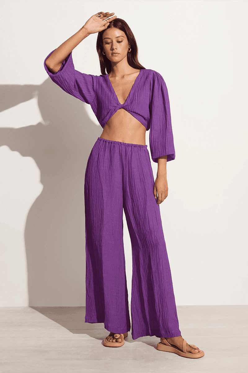 Palmera Top Violet - Final Sale