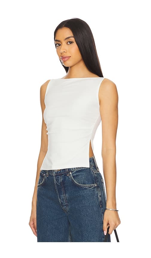 ALL THE WAYS Jessica Top in White. - size S (also in XS, XXS, M)