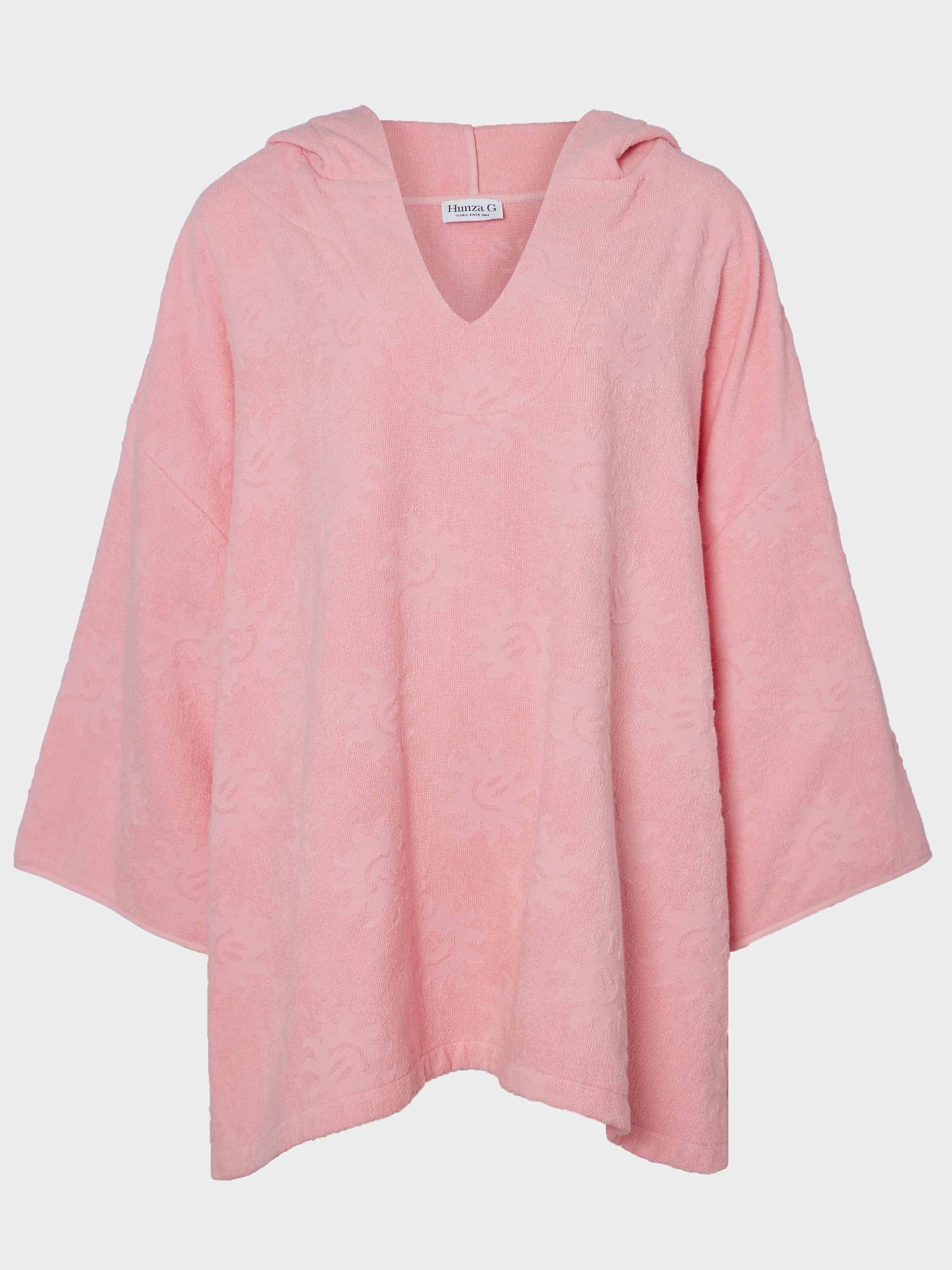 Sunny Towelling Hooded Poncho - Pink | One Size Swimwear | Hunza G - Pink / One size