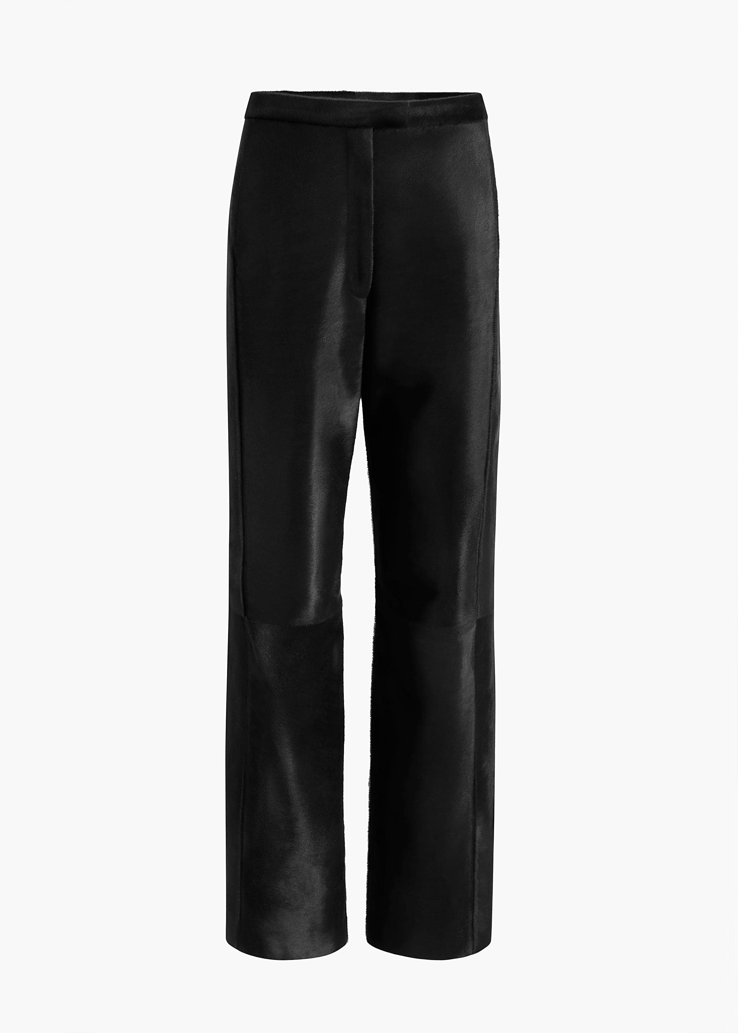 Borden Pant in Black Haircalf