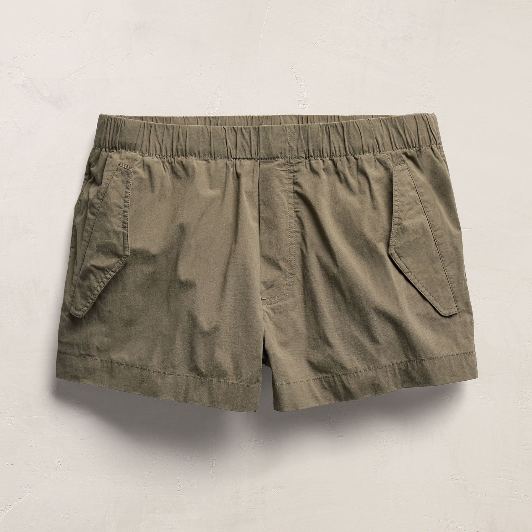 Stretch Poplin Surplus Short - Light Olive Pigment