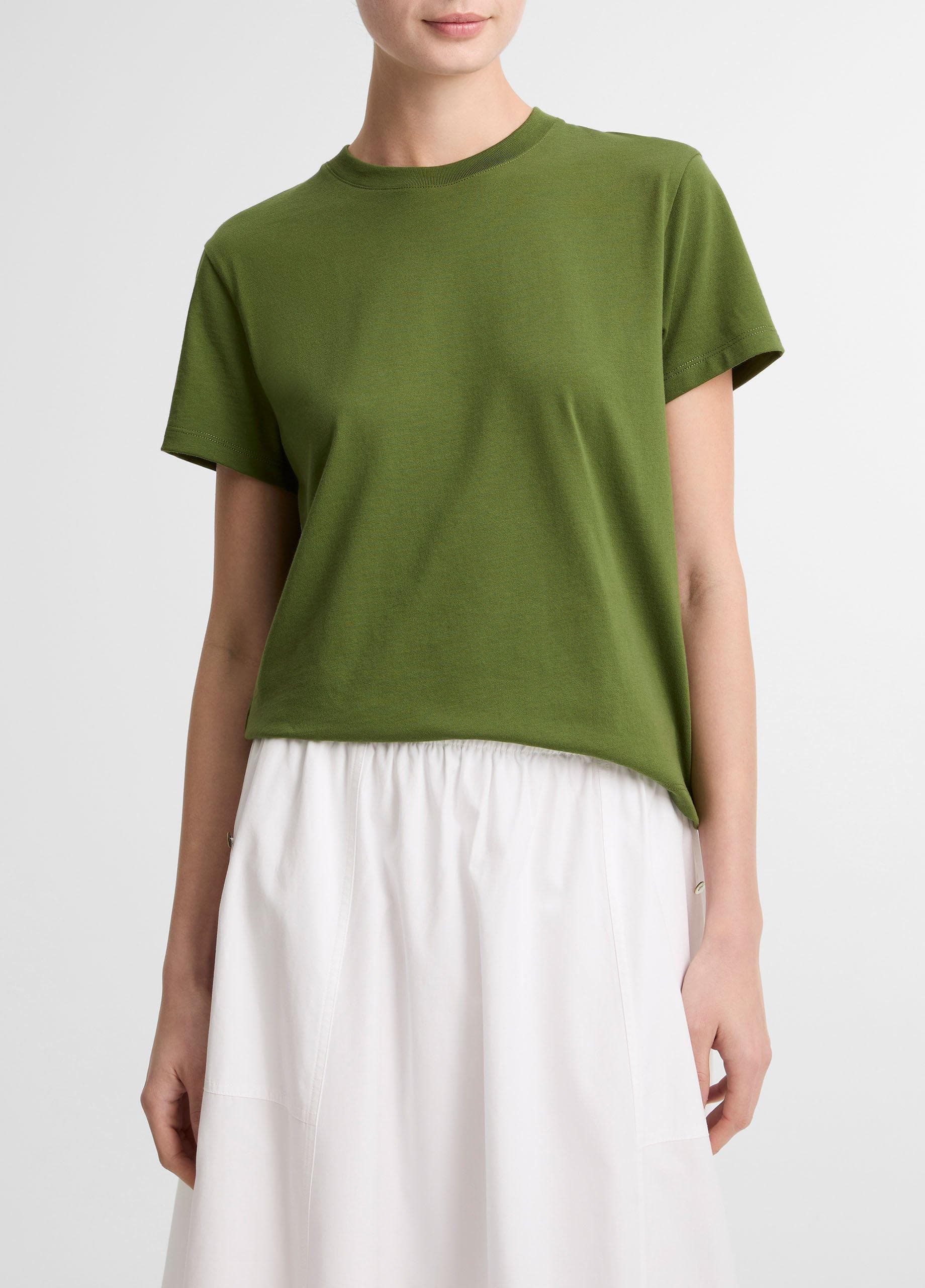 Pima Cotton Crew Neck T-Shirt