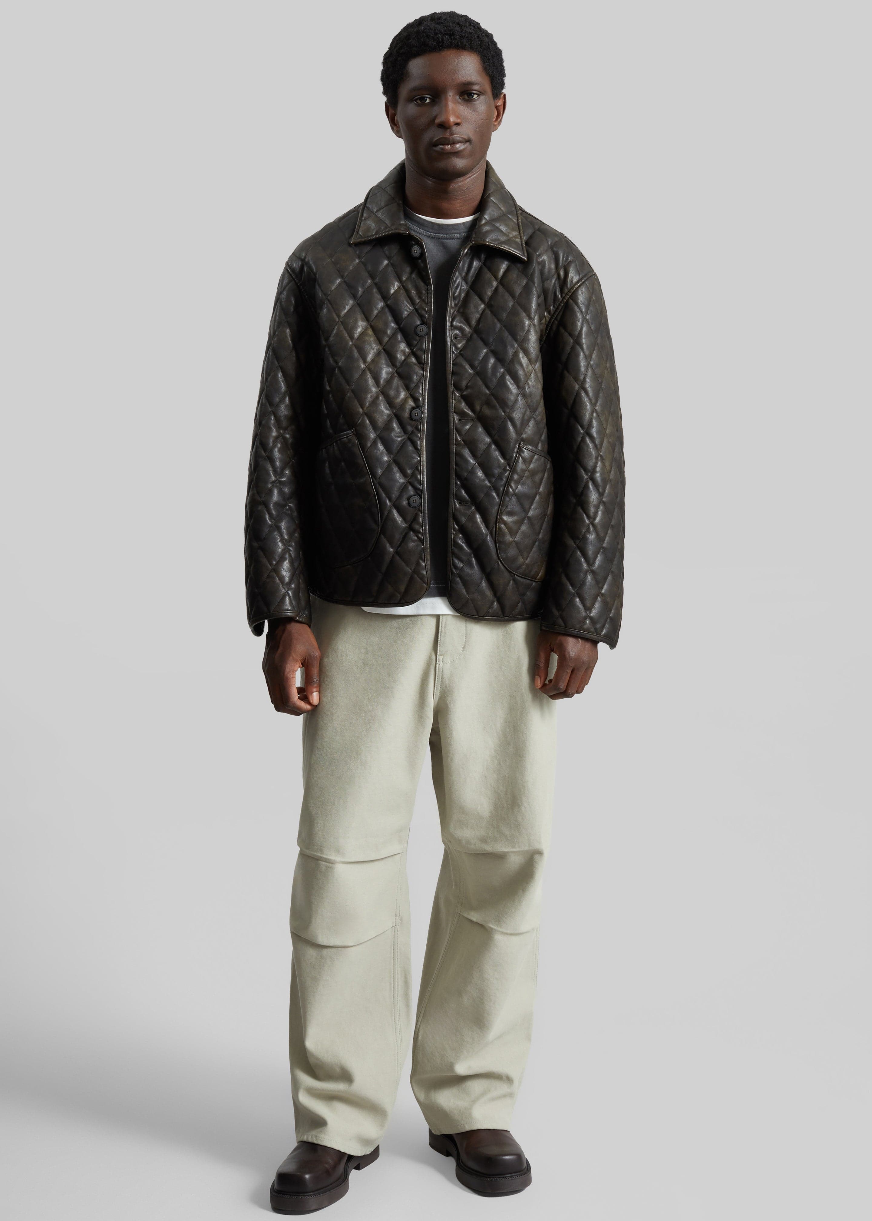 Rochdale Quilted Boxy Jacket - Vintage Brown