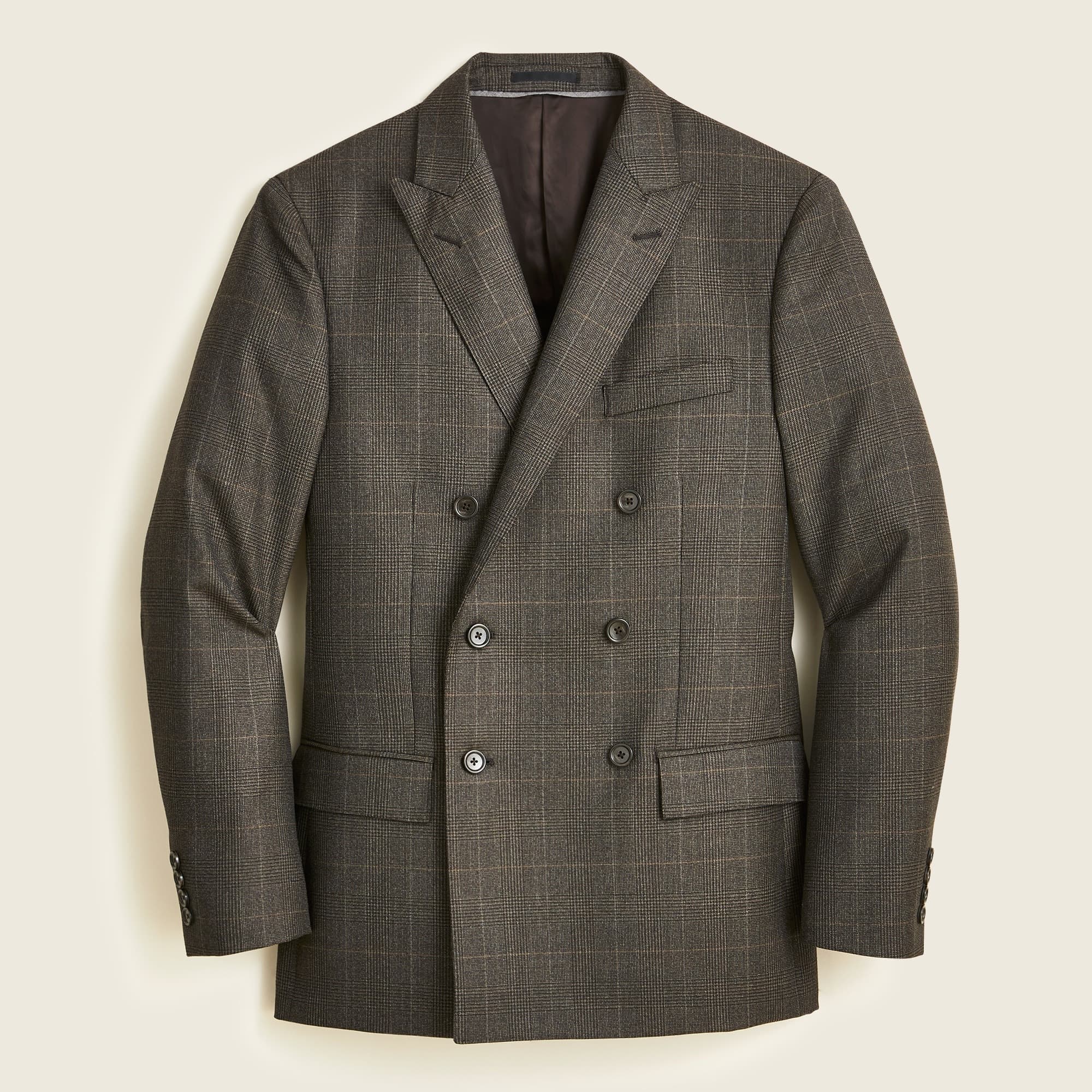 Ludlow Slim-fit double-breasted suit jacket in Italian wool