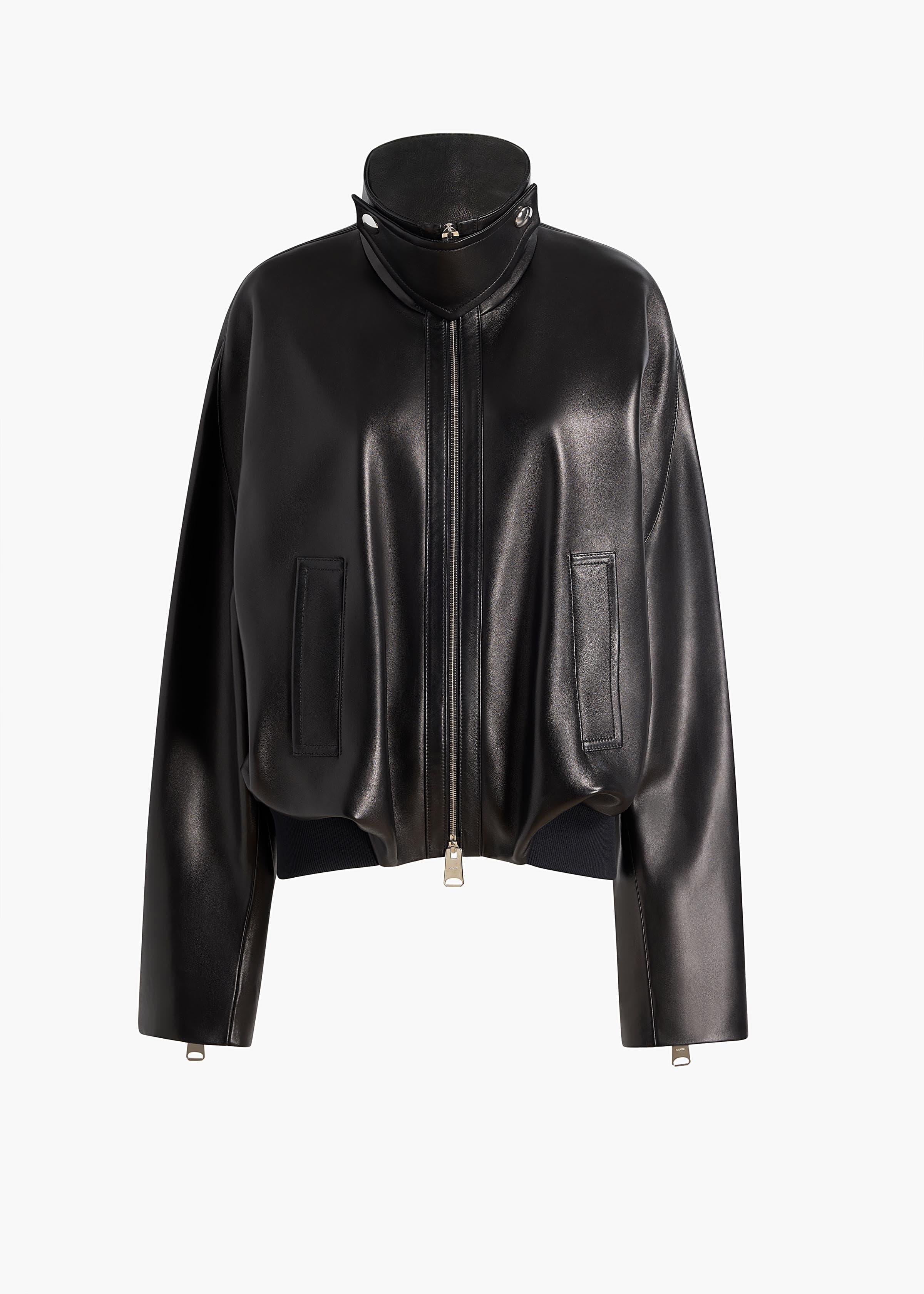 Hamett Jacket in Black Leather