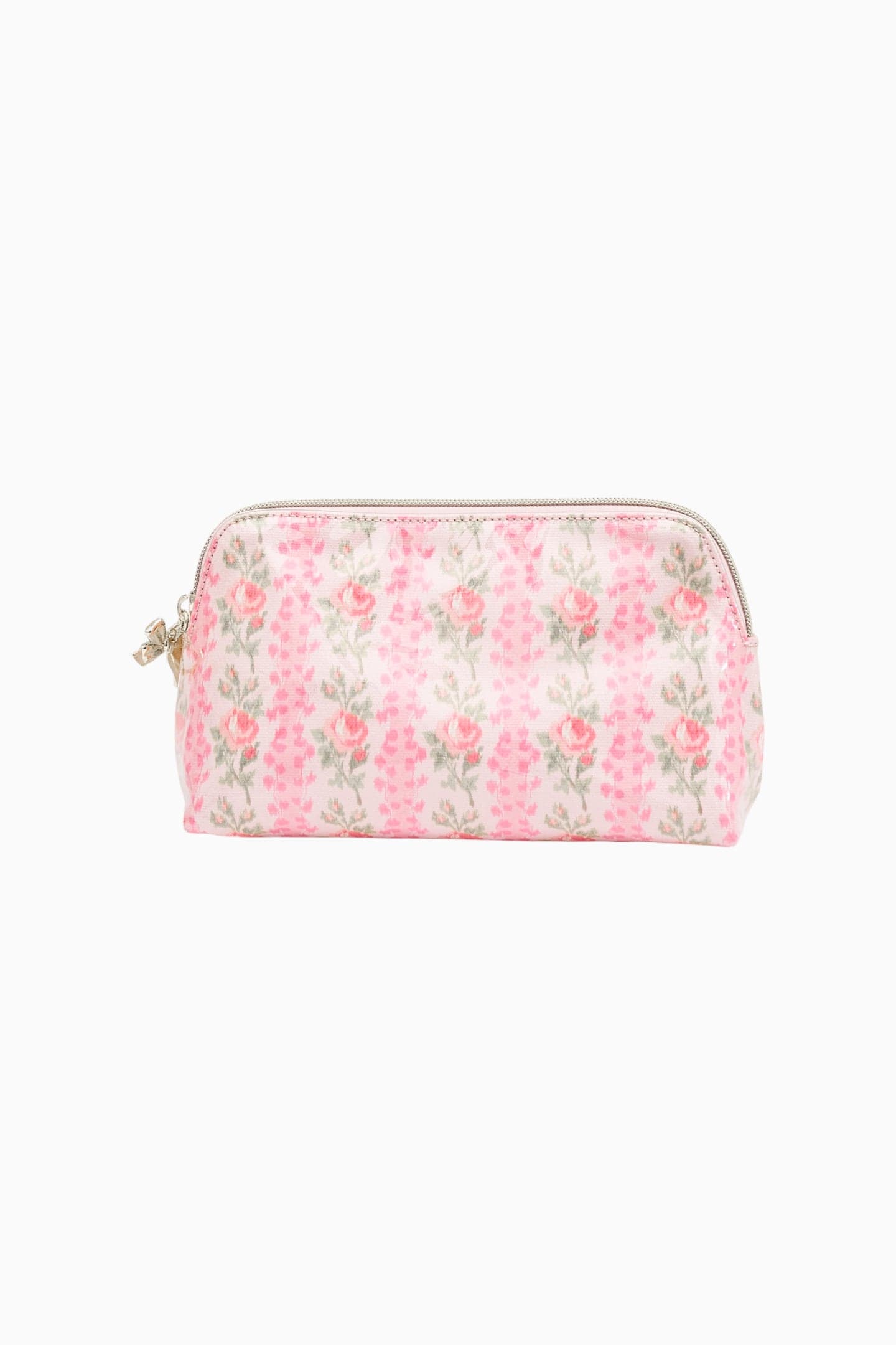 Heirloom Print Small Travel Pouch - PINK MACAROON