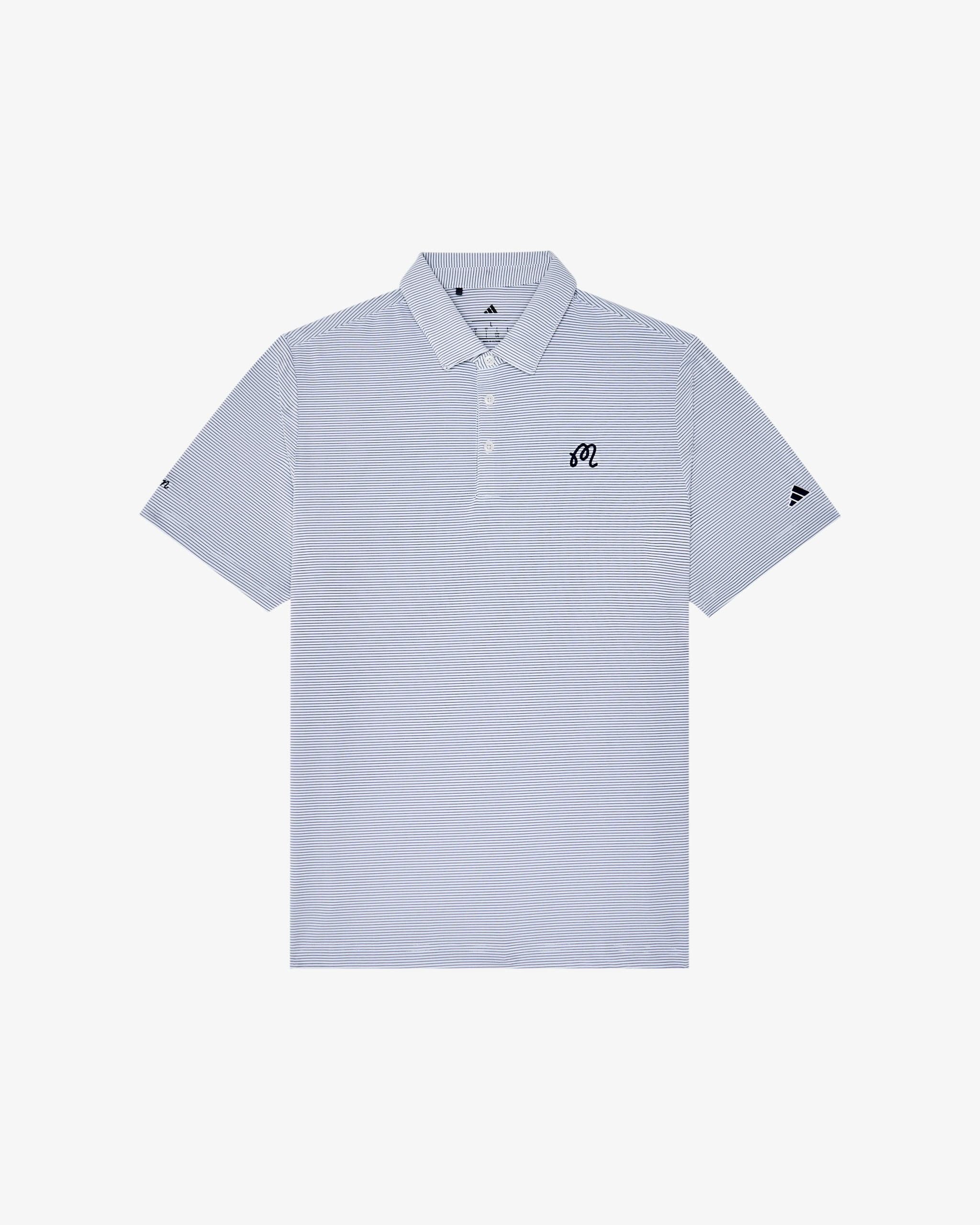 ADIDAS ULTIMATE 365 PENCIL STRIPE CLIMACOOL POLO SHIRT