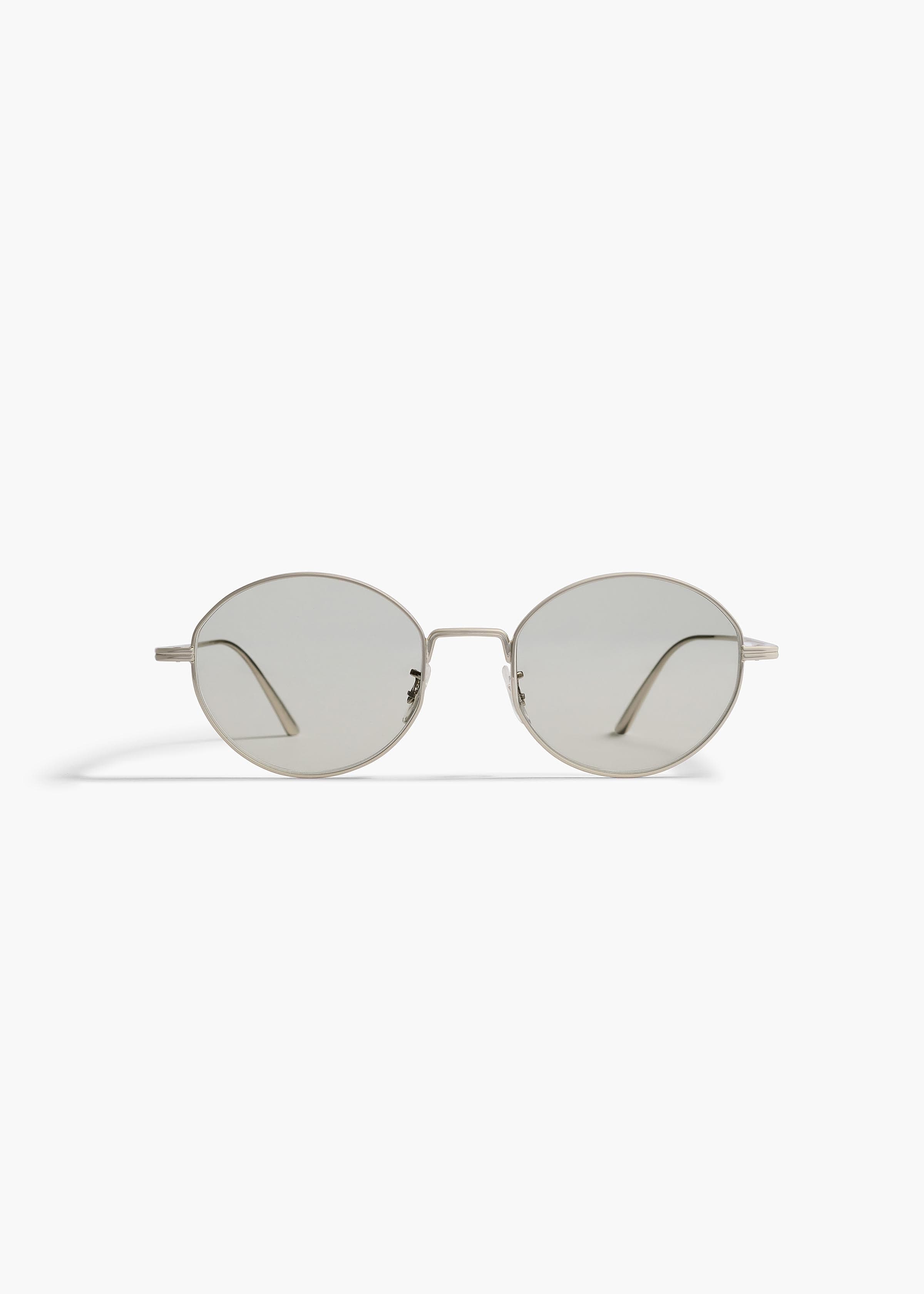 KHAITE x Oliver Peoples 1994C in Silver and Blue Light Filter