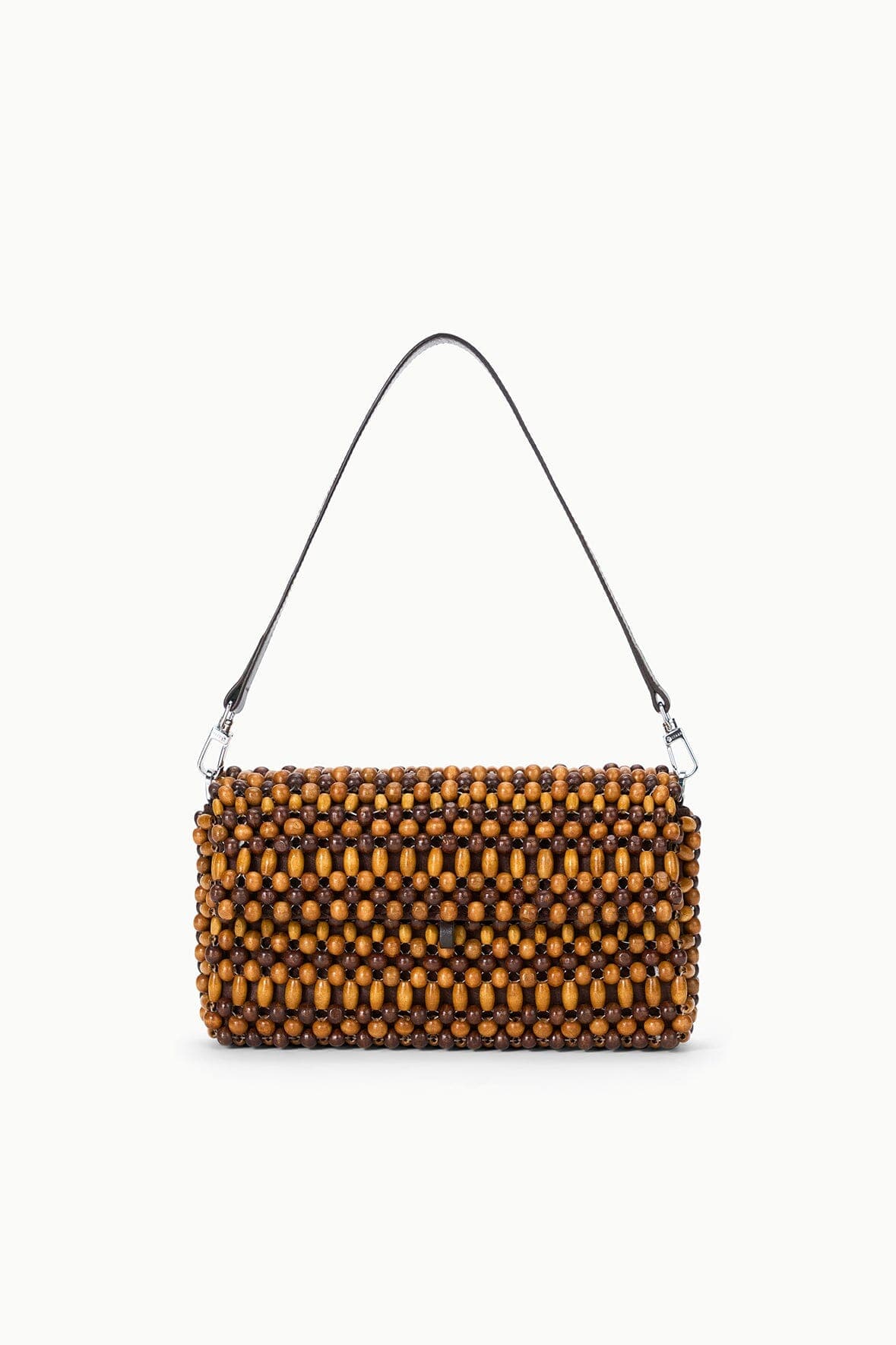 TIMMY SHOULDER BAG | MULTI WOOD BEADS