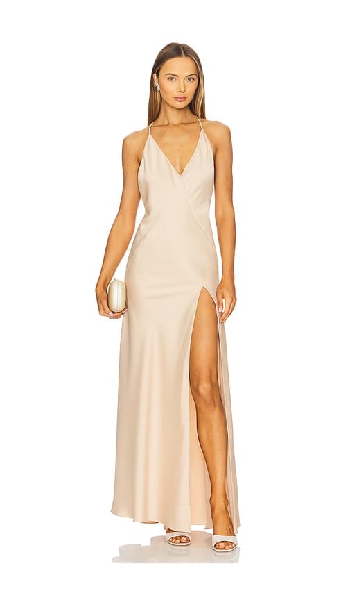 AKNVAS x REVOLVE Kerri Gown in Nude. - size 4 (also in 6, 8)