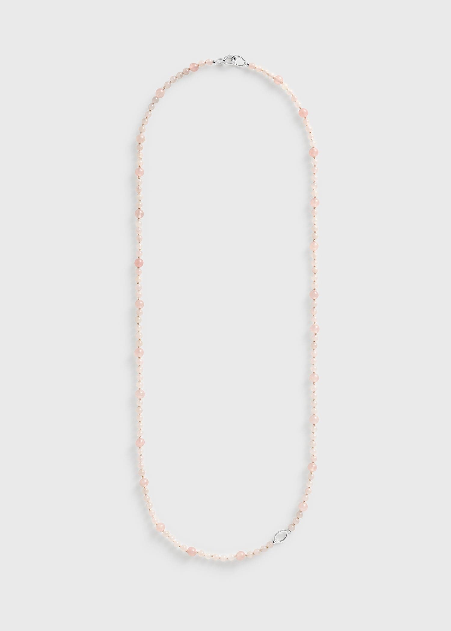 Infinity bead necklace bloom