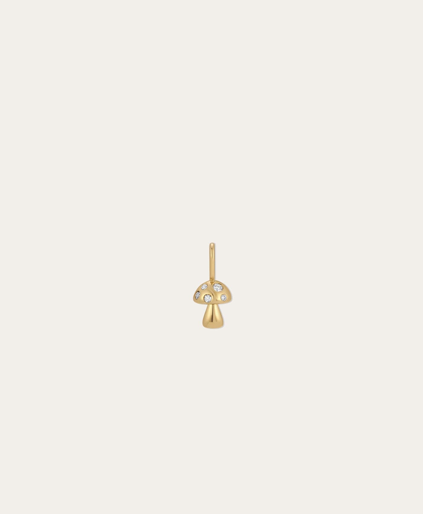Diamond Mushroom Mini Charm
