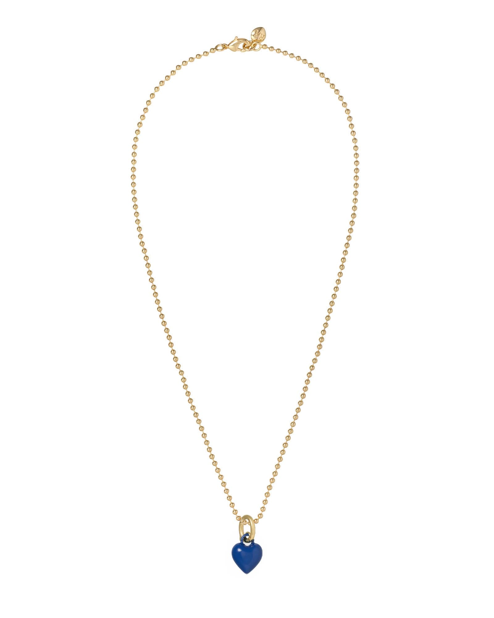 The Itsy Bitsy Puffy Heart Charm Necklace