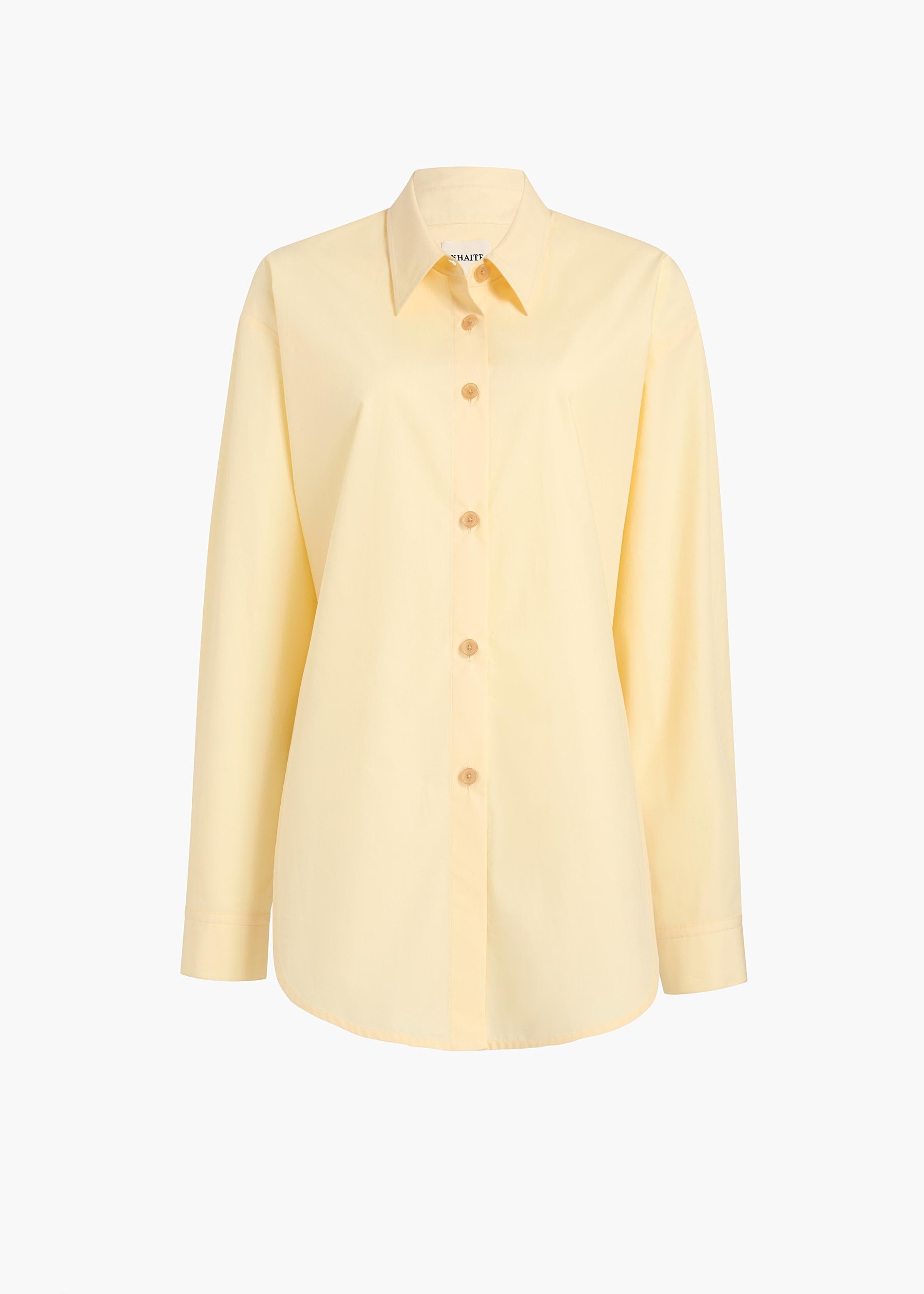 Goya Top in Pale Yellow