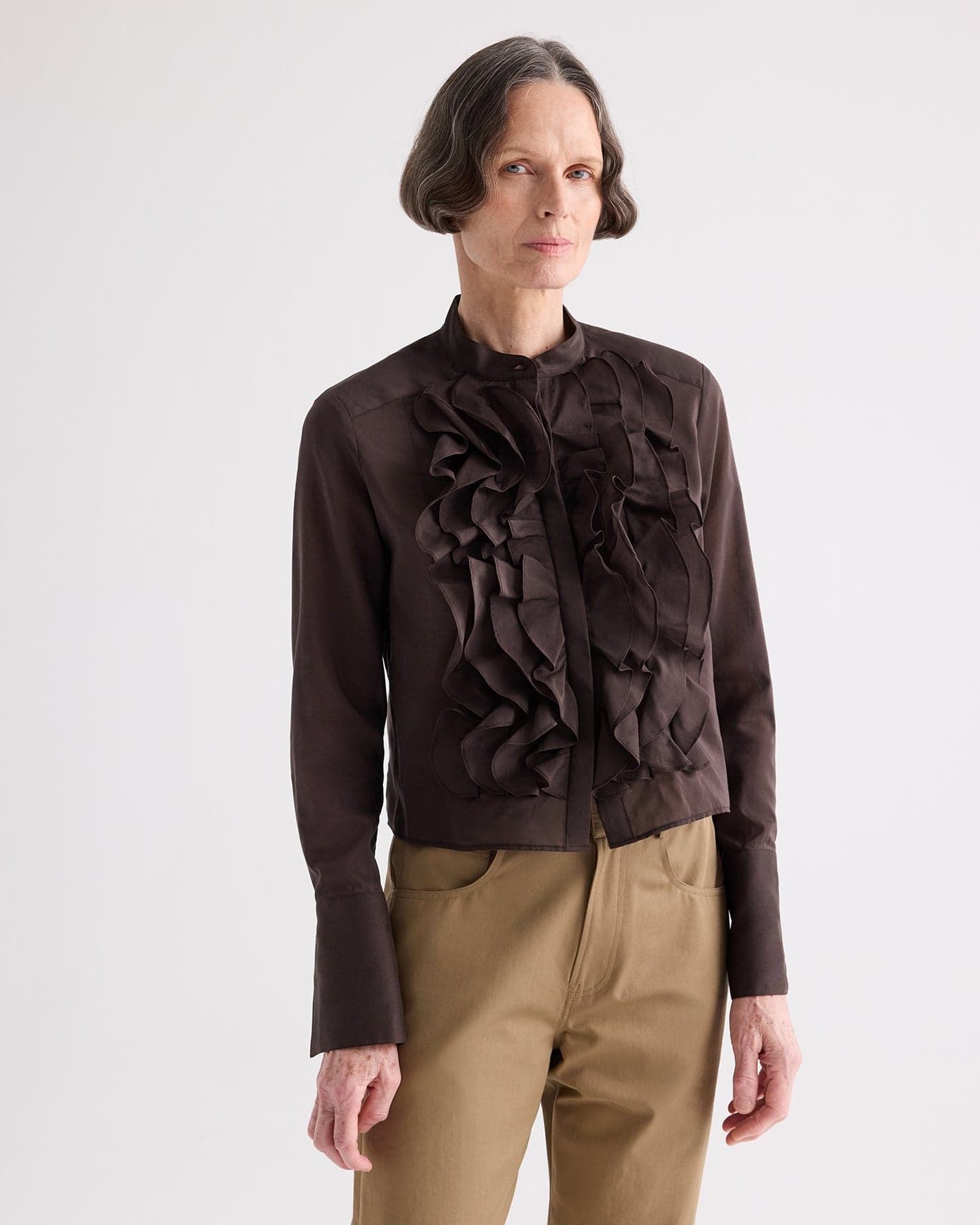 Patti Top in Cotton Silk Organza