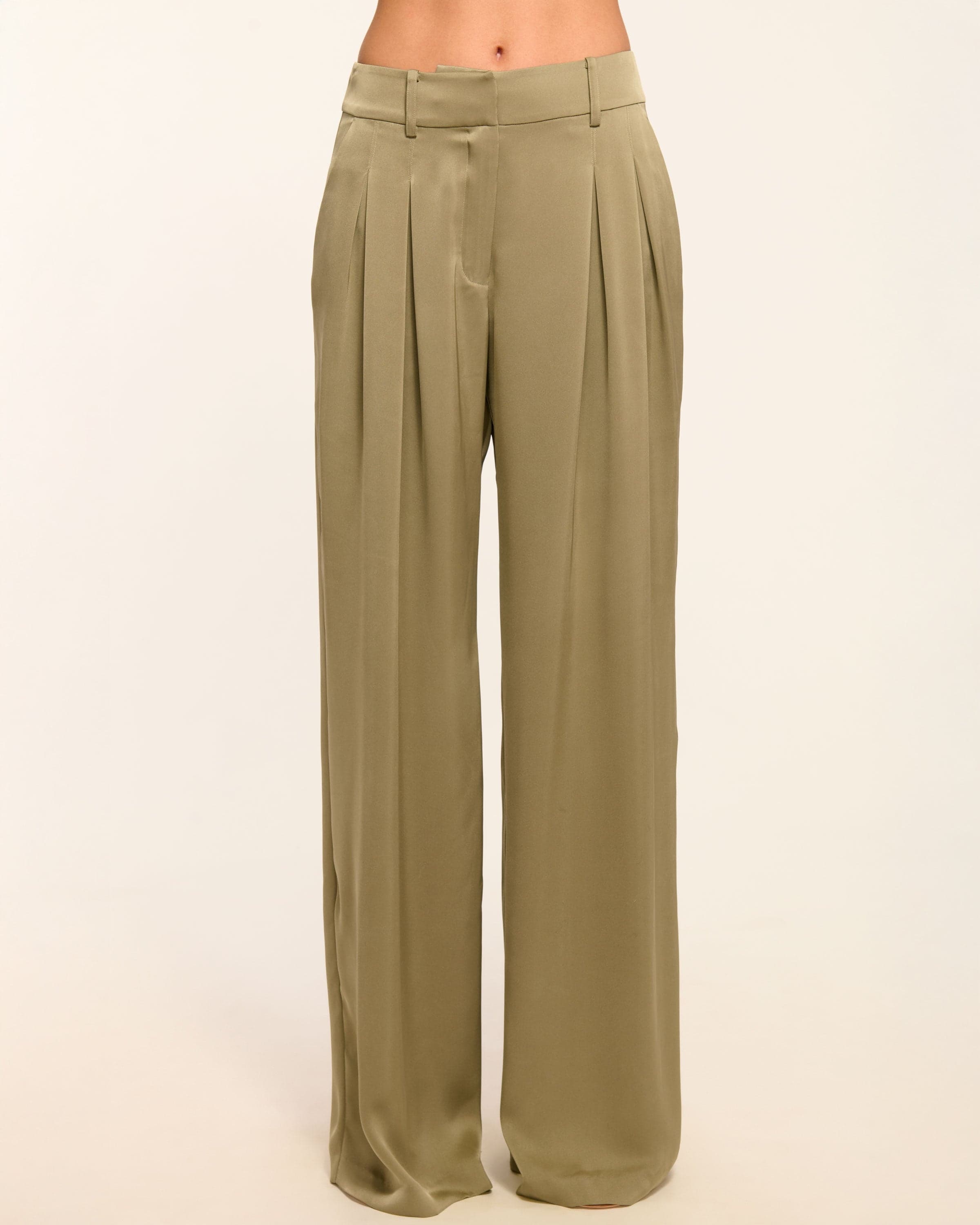 Oscar Pleated Wide Leg Pant