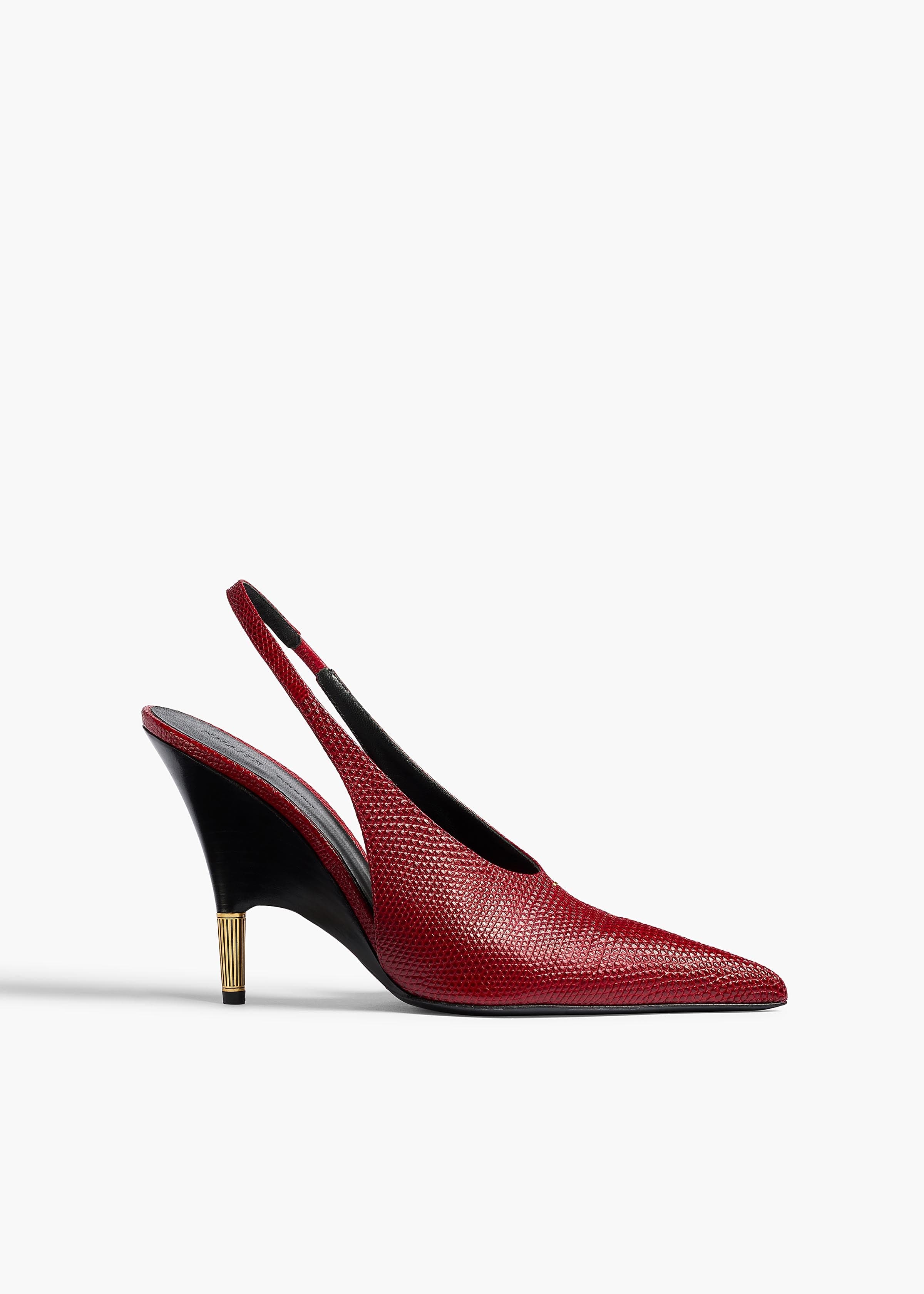 Bella Pump in Ruby Lizard