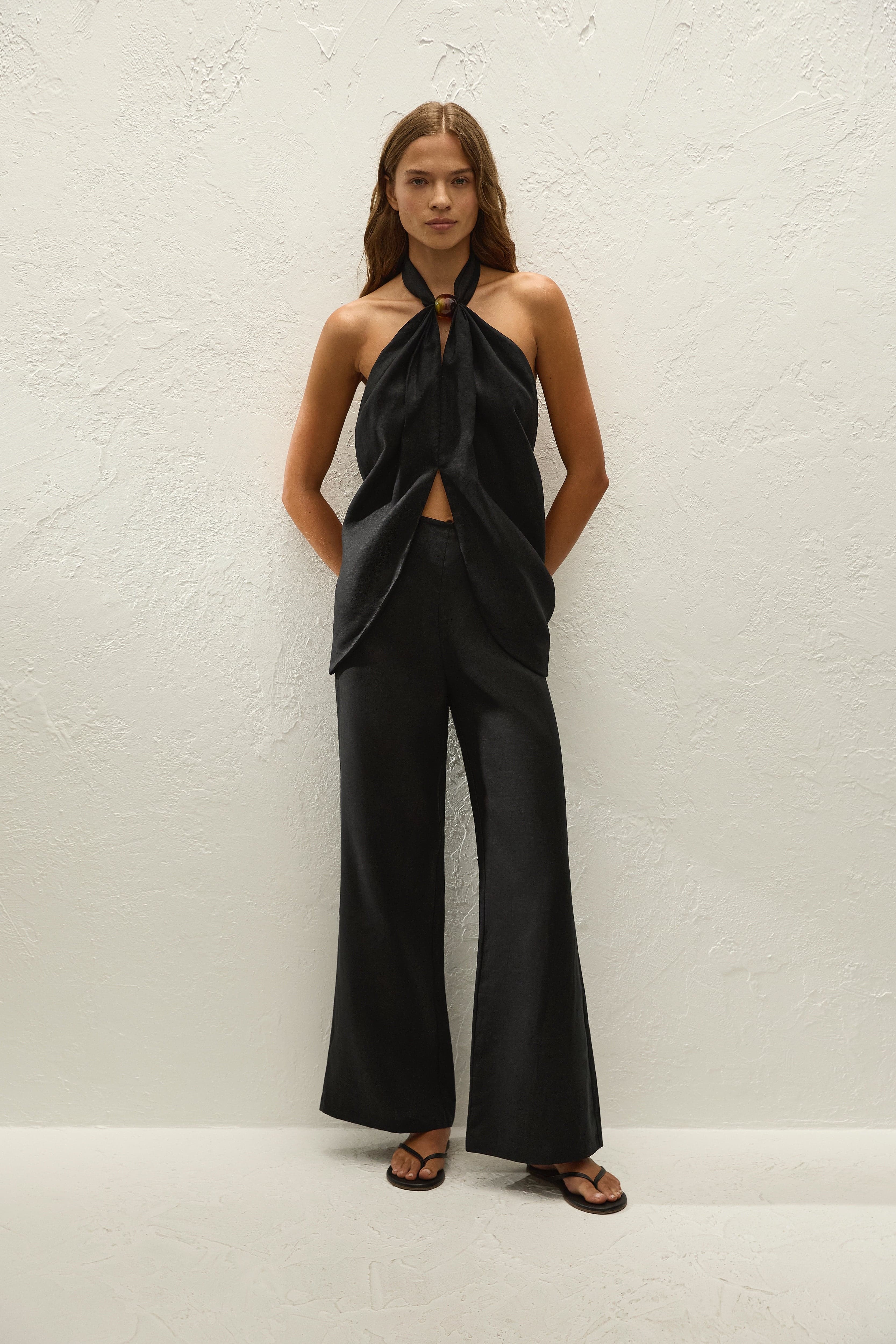 Biba Halter Top Black