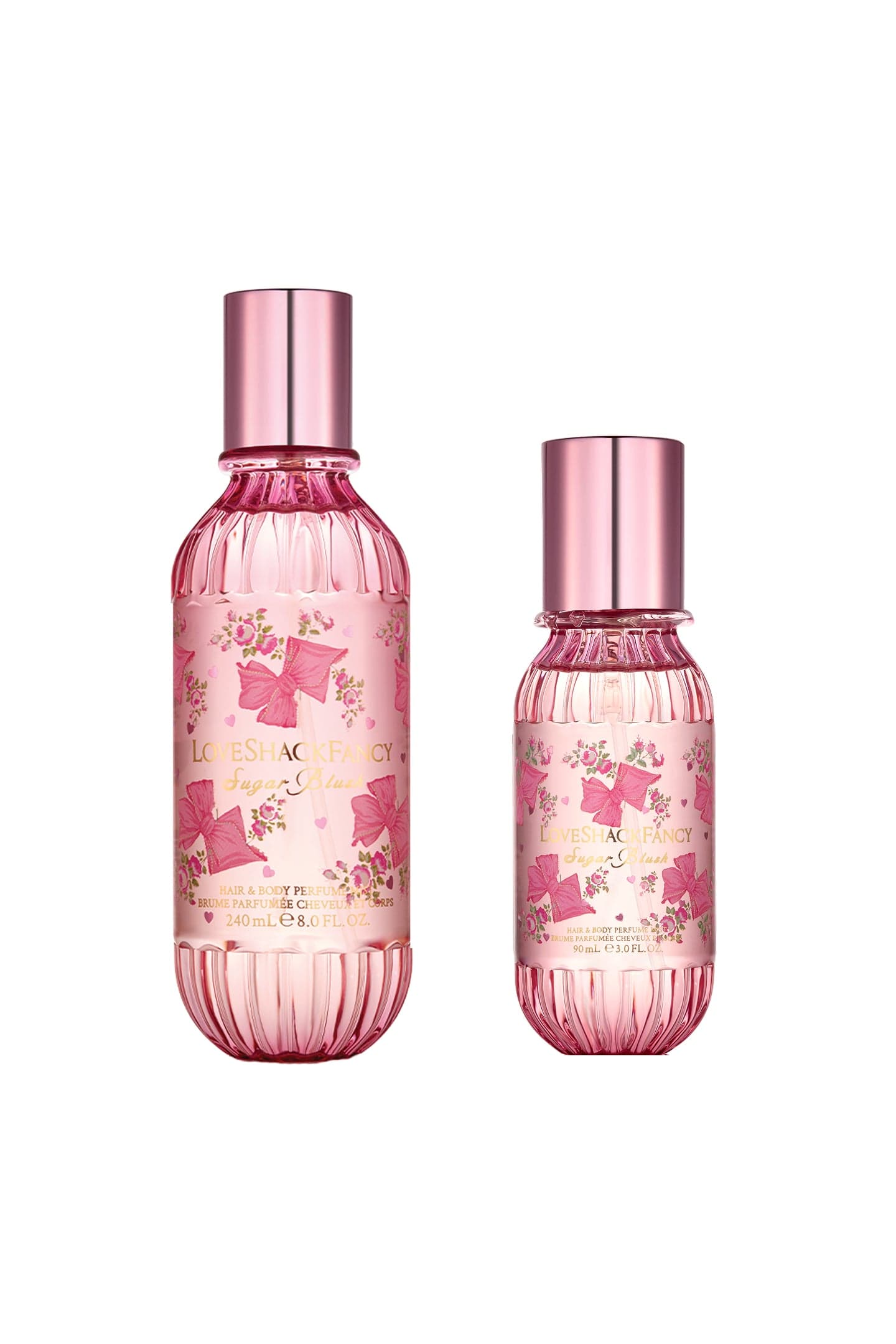 Sugar Blush Full Size & Mini Hair & Body Perfume Mist Bundle