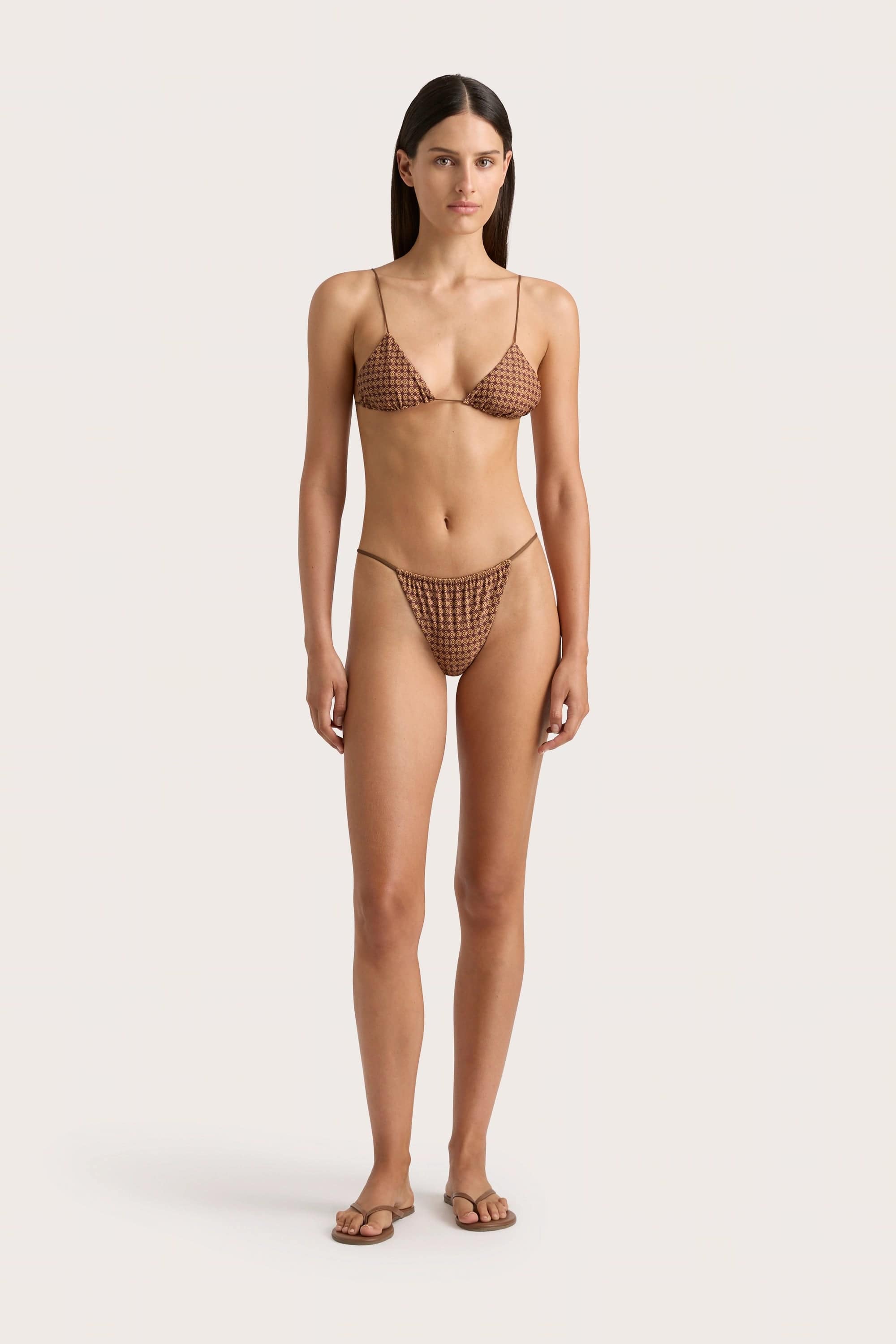 Elea Bikini Top Oliander Cocoa - Final Sale