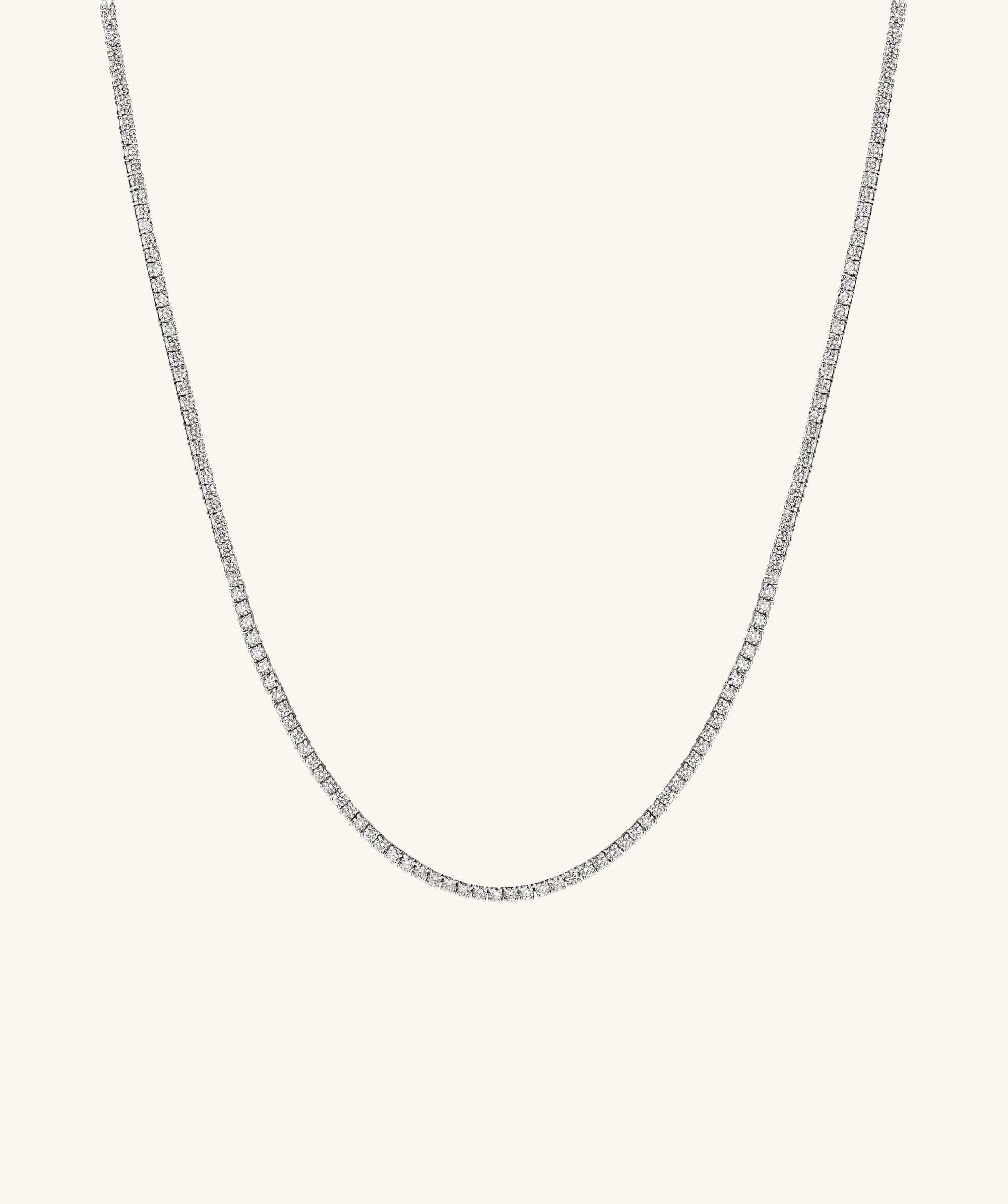 Lab Grown Diamond Tennis Necklace 2.5mm