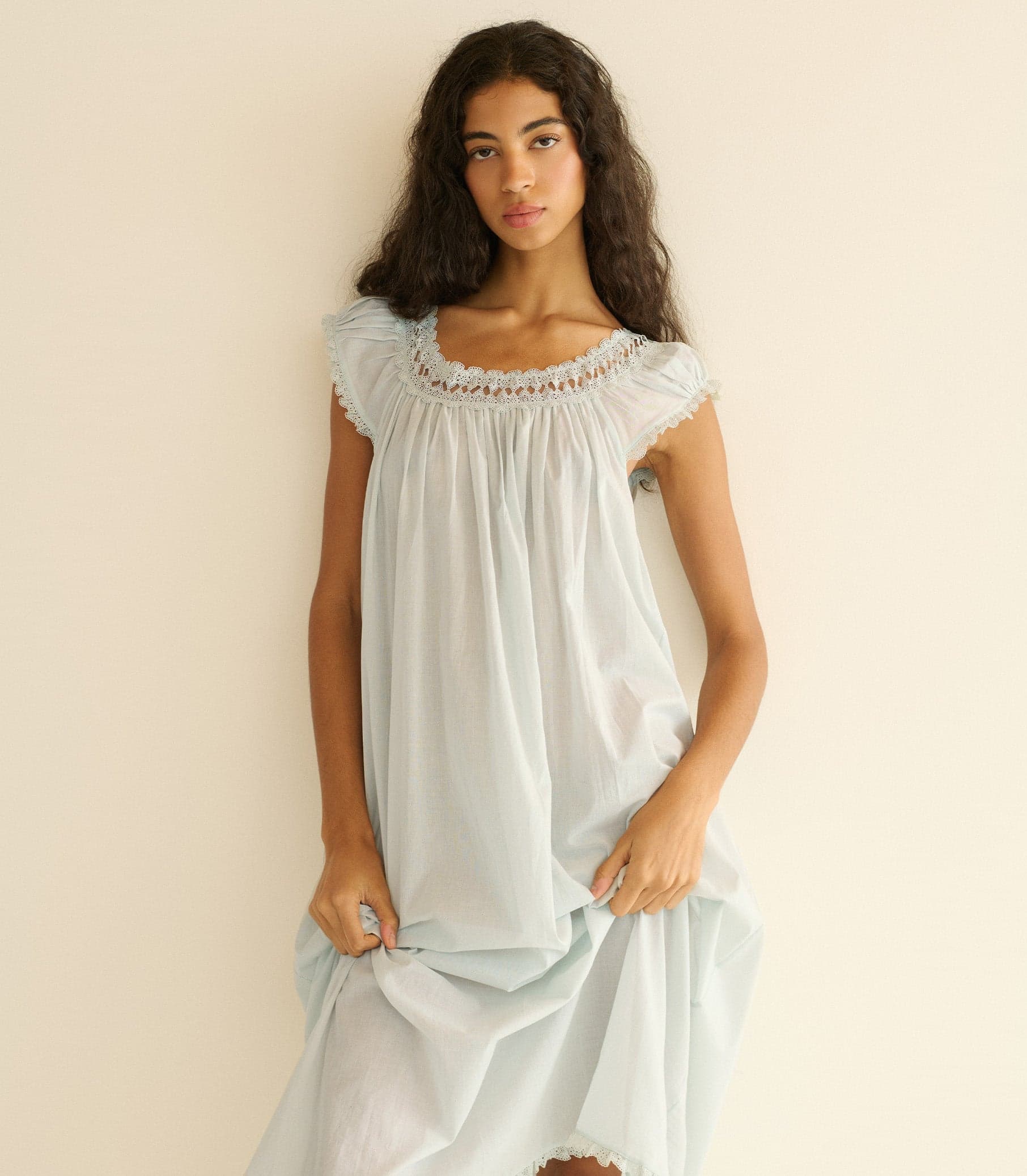 LUCILIA NIGHTGOWN -- RAIN DROP