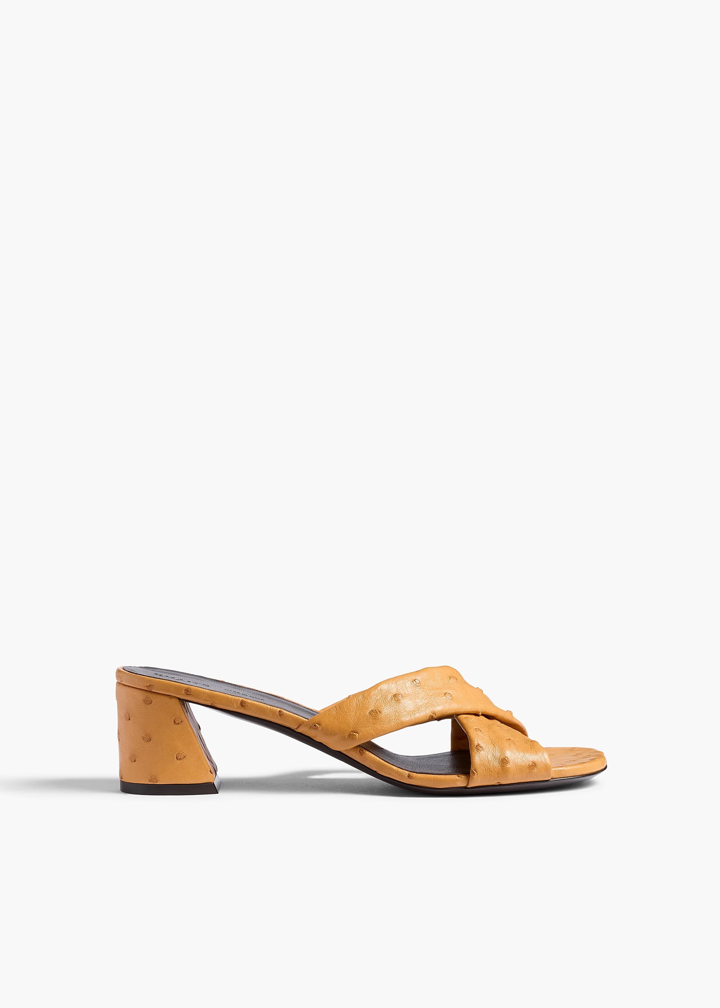 Liria Sandal in Chestnut Ostrich