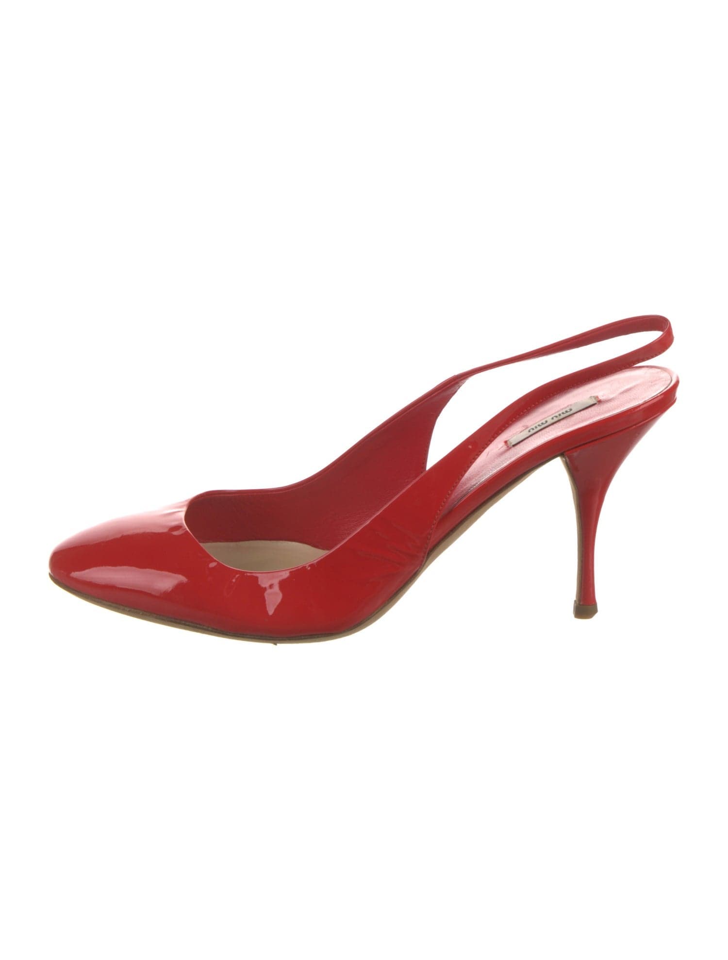 Patent Leather Slingback Pumps