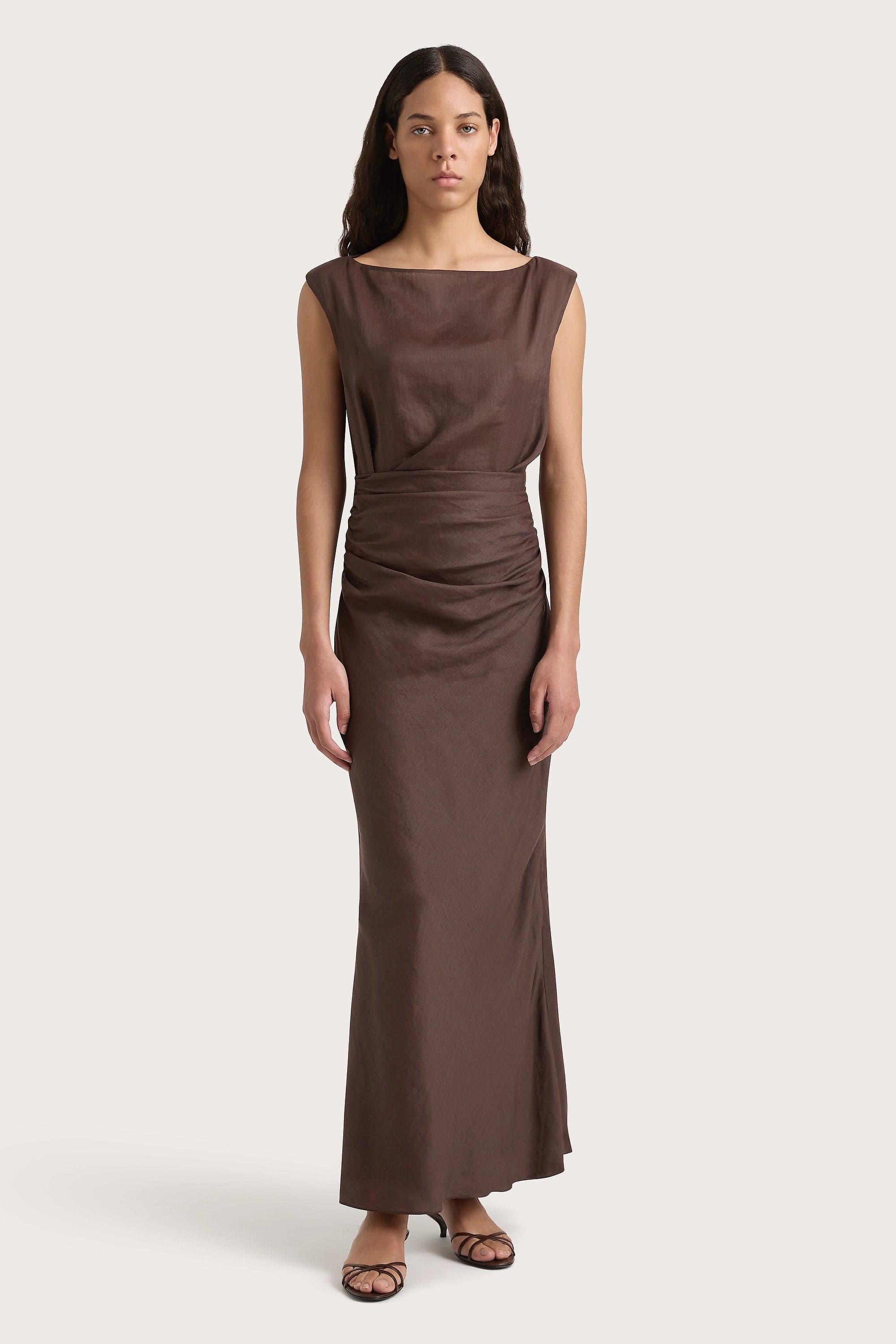 Adelia Maxi Dress Bistre - Final Sale