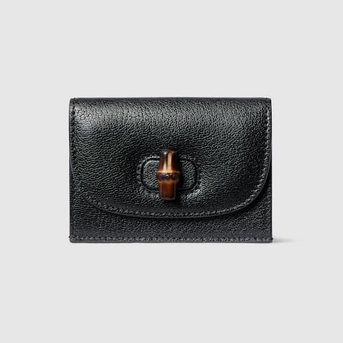 Card case with bamboo