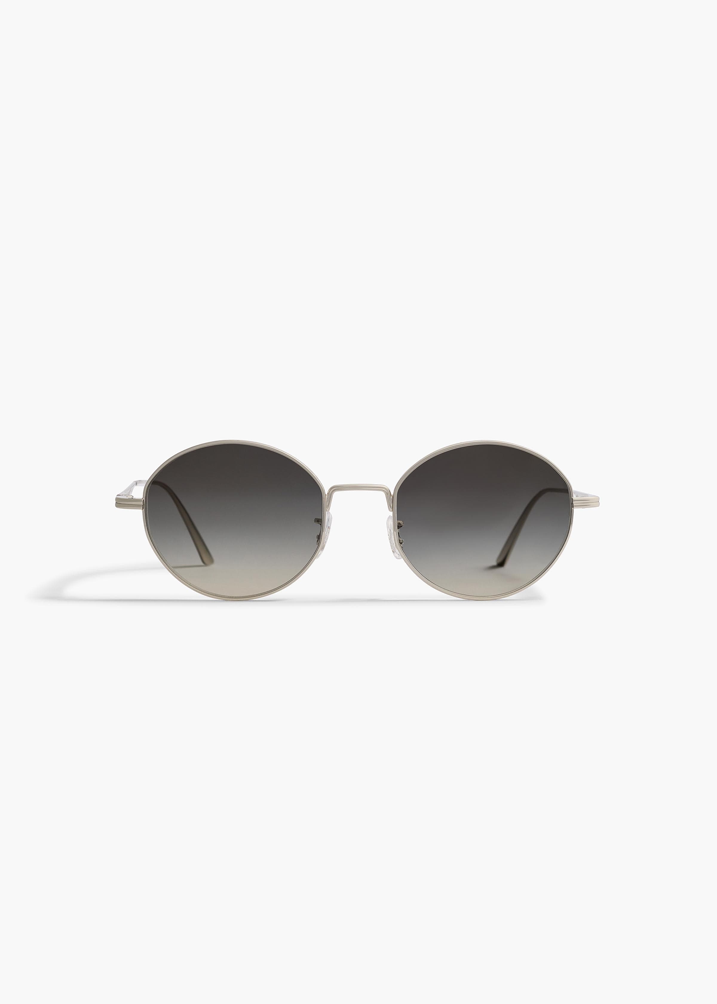 KHAITE x Oliver Peoples 1994C in Silver and Grey Gradient