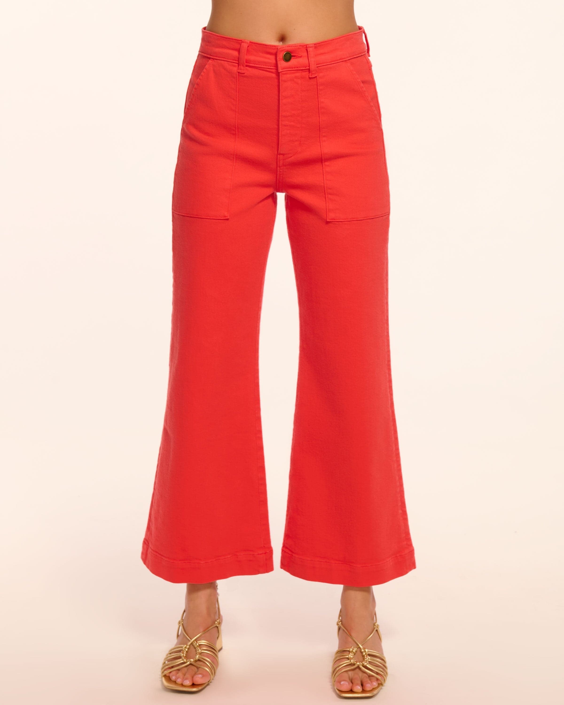 Clifford Cropped Wide Leg Jean