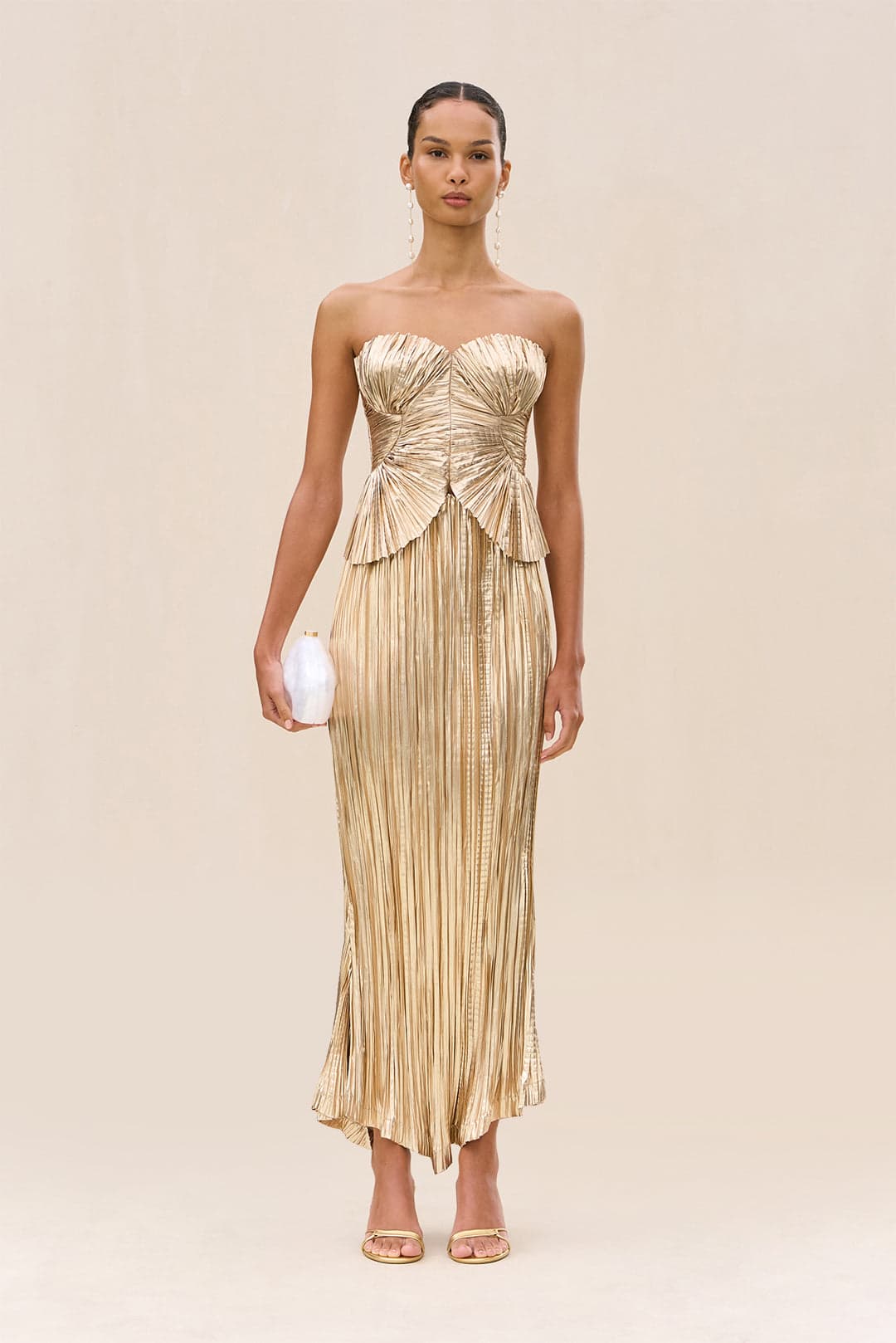 OMID SKIRT - GOLD