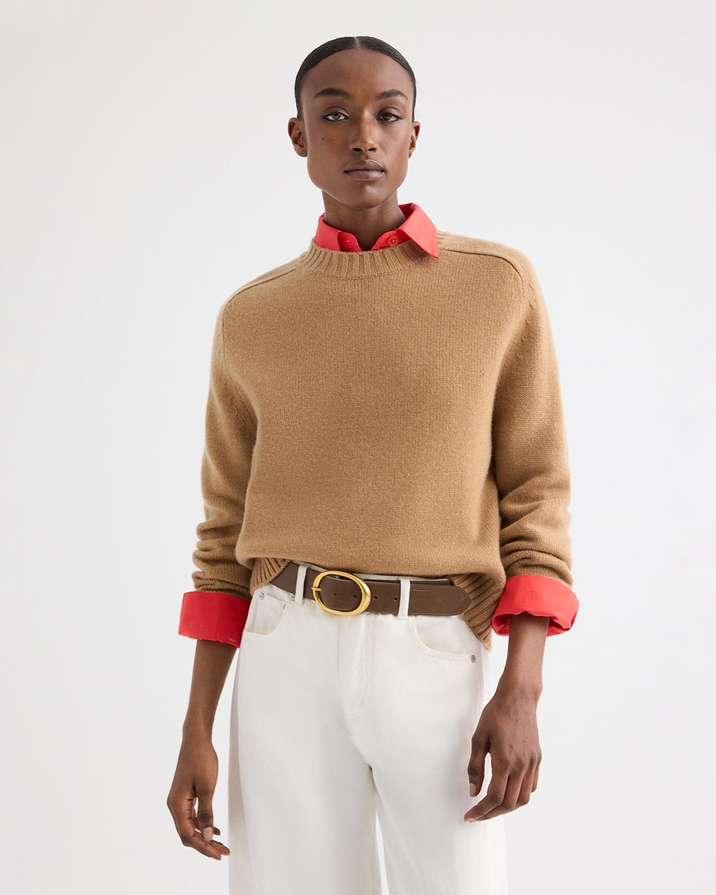 New Jill Crewneck Sweater in Cashmere