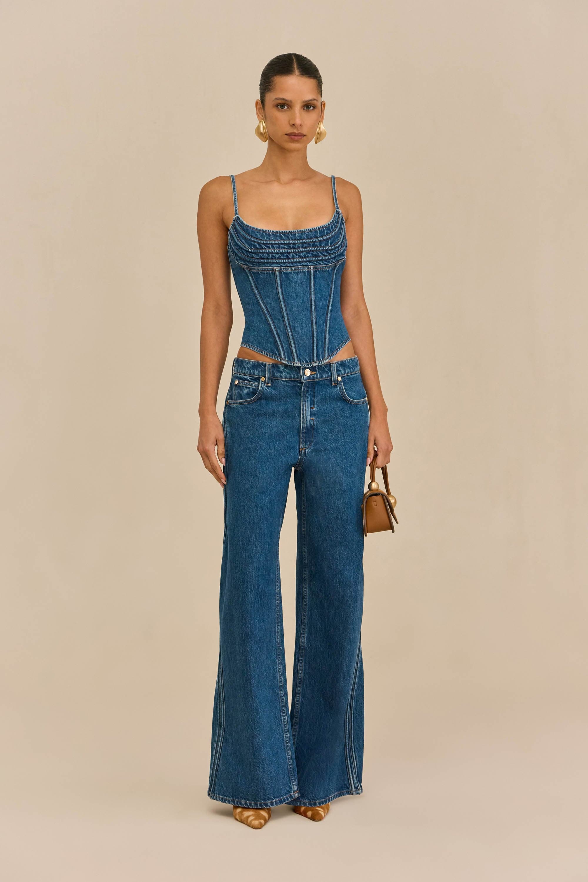 MAJA PANT - 80S BLUE