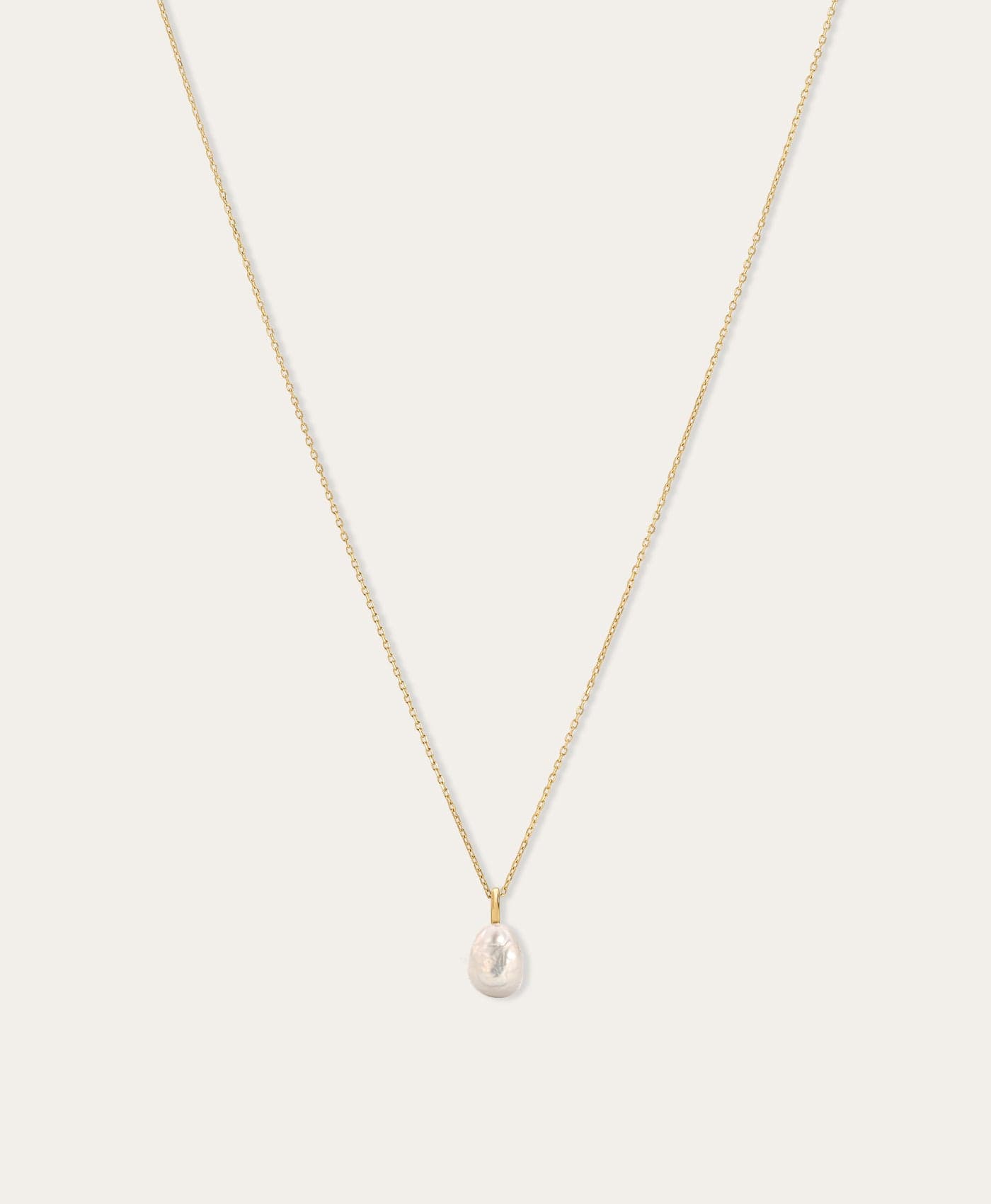 Baroque Pearl Mini Charm Necklace