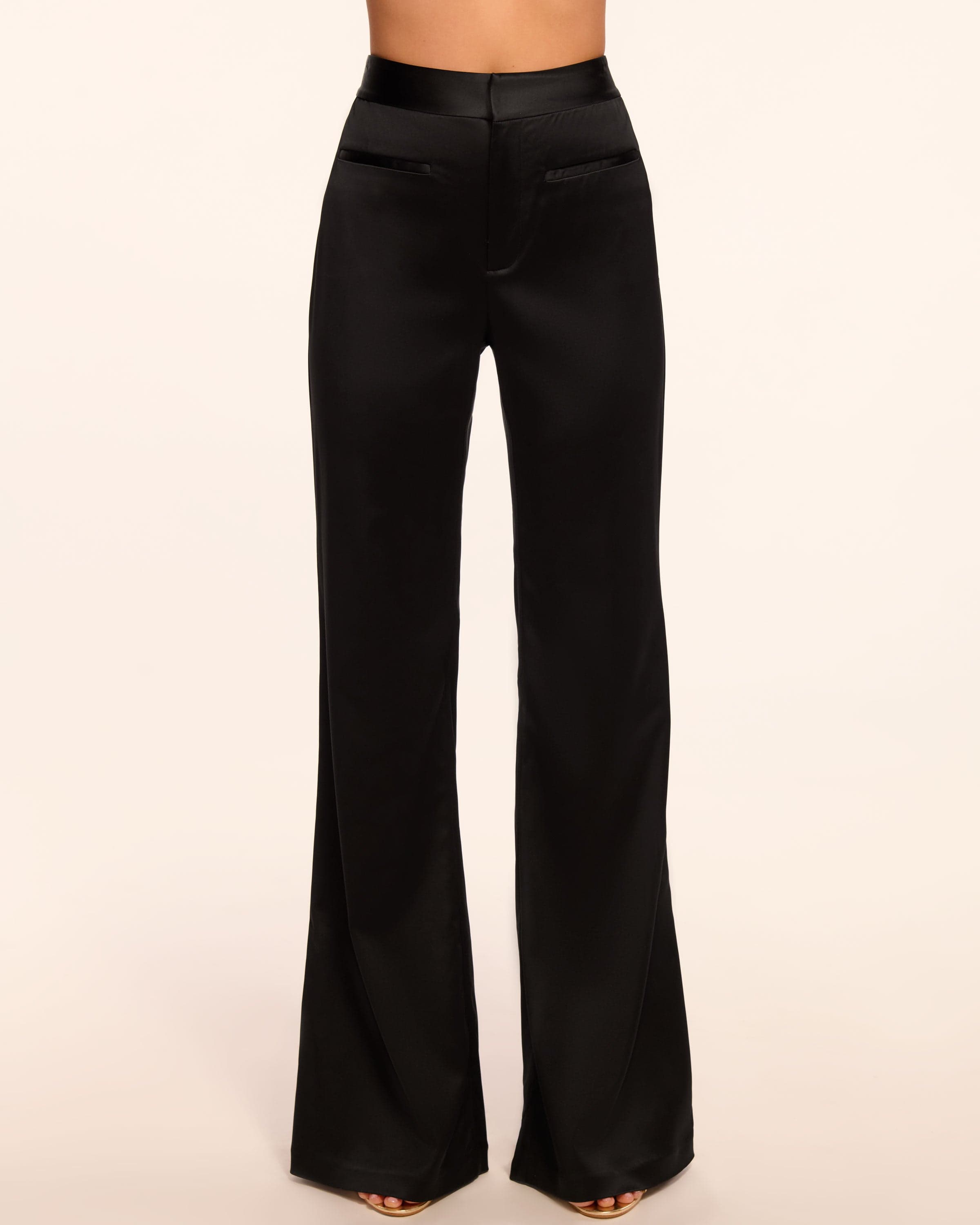 Vespera Satin Low Rise Pant