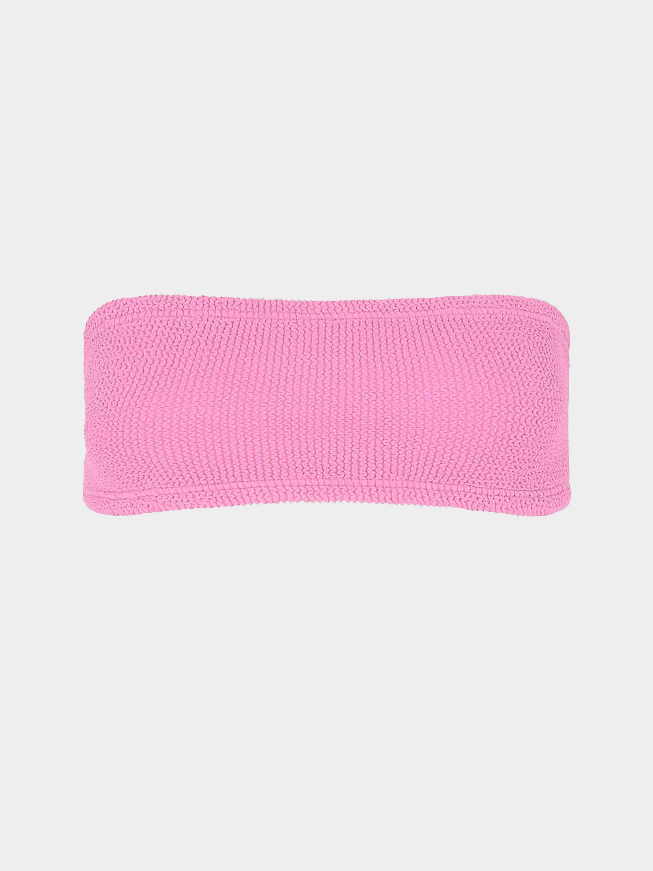 Bandeau Bikini Top - Bubblegu, | Hunza G - Bubblegum / One size