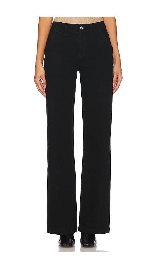 SIMKHAI Ansel Denim Trouser Jeans in Black. - size 25 (also in 26)